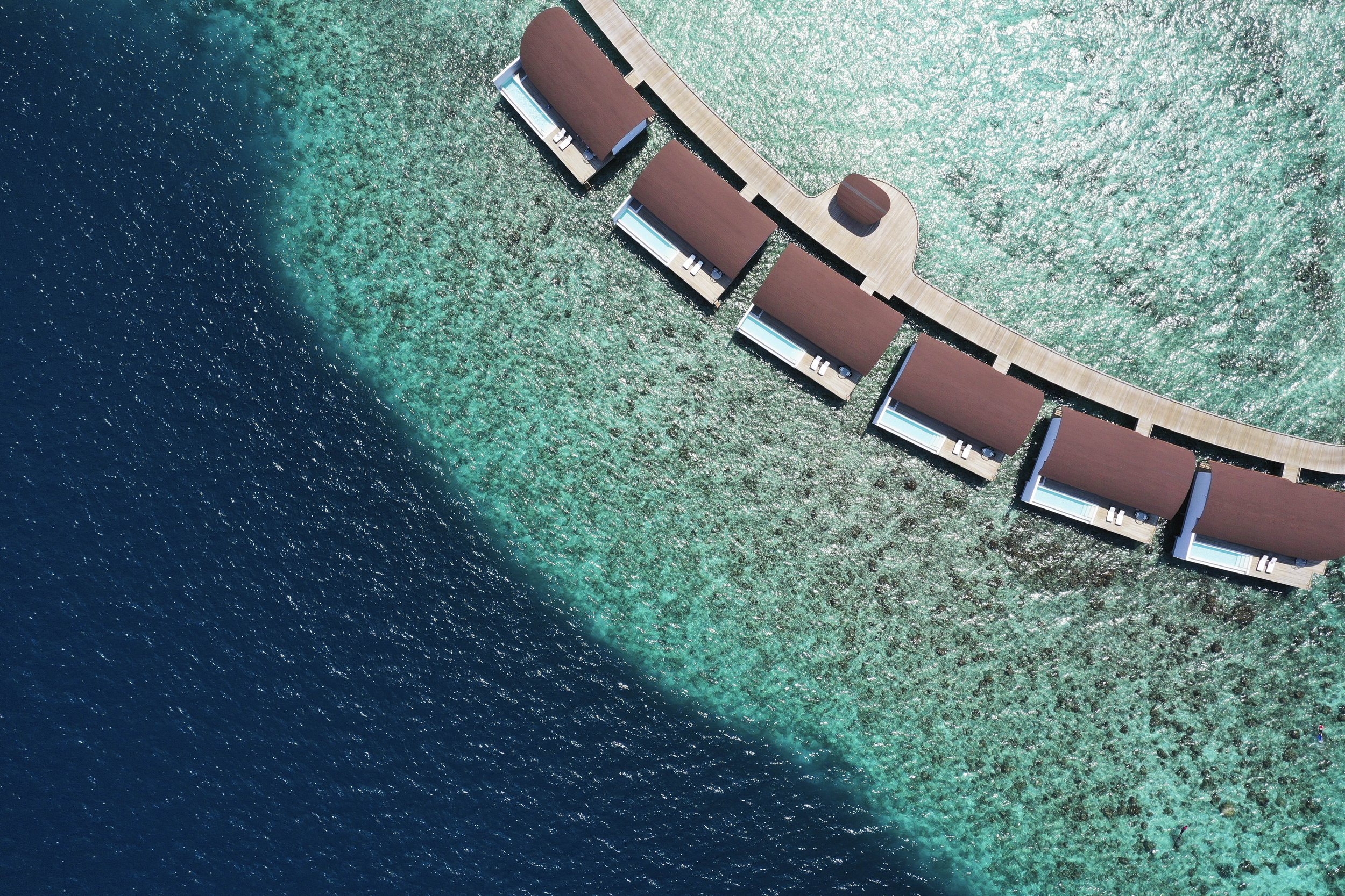 Westin Miriandhoo Maldives - Aerial View
