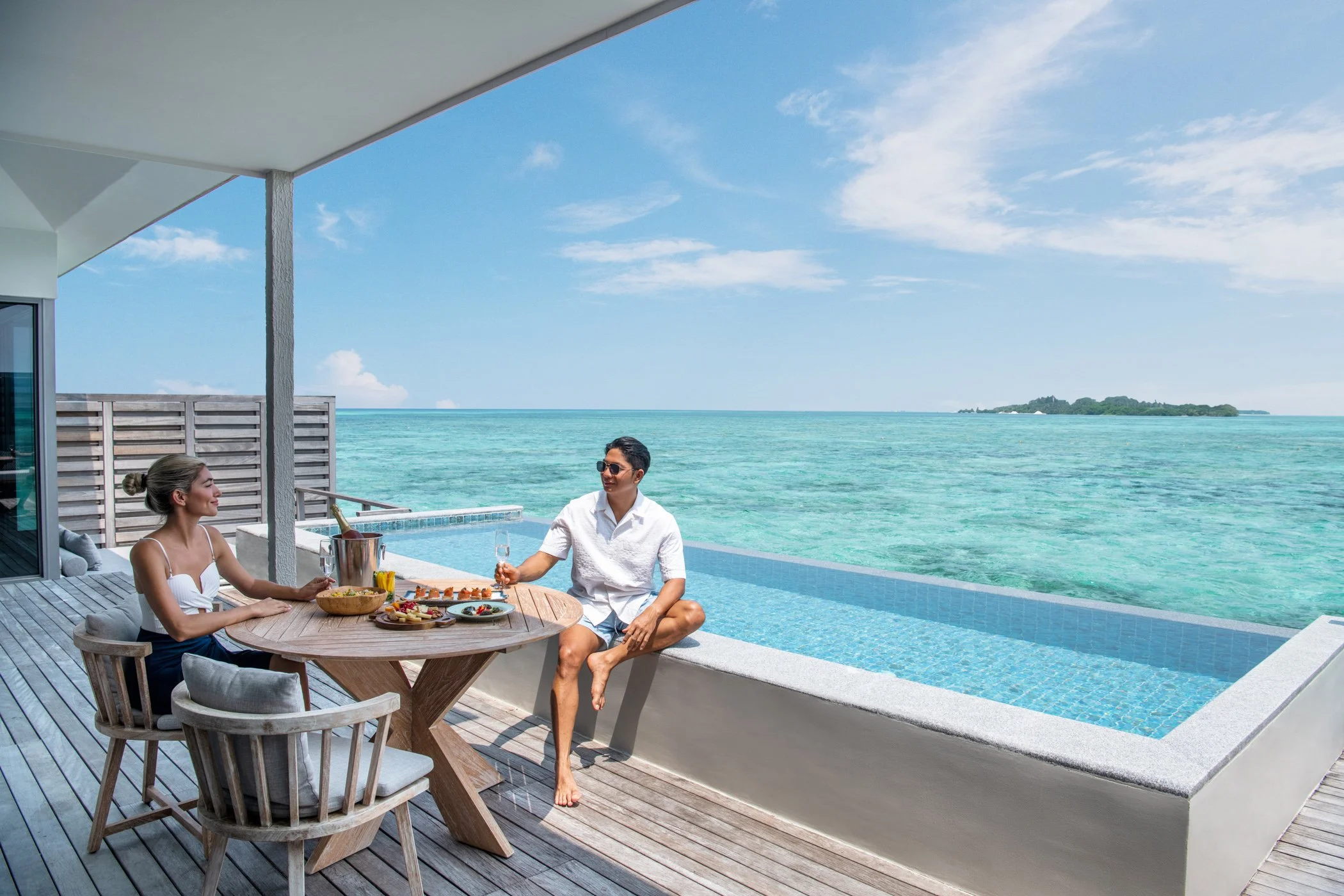 Two Bedroom Overwater Pool Villa - Private Deck