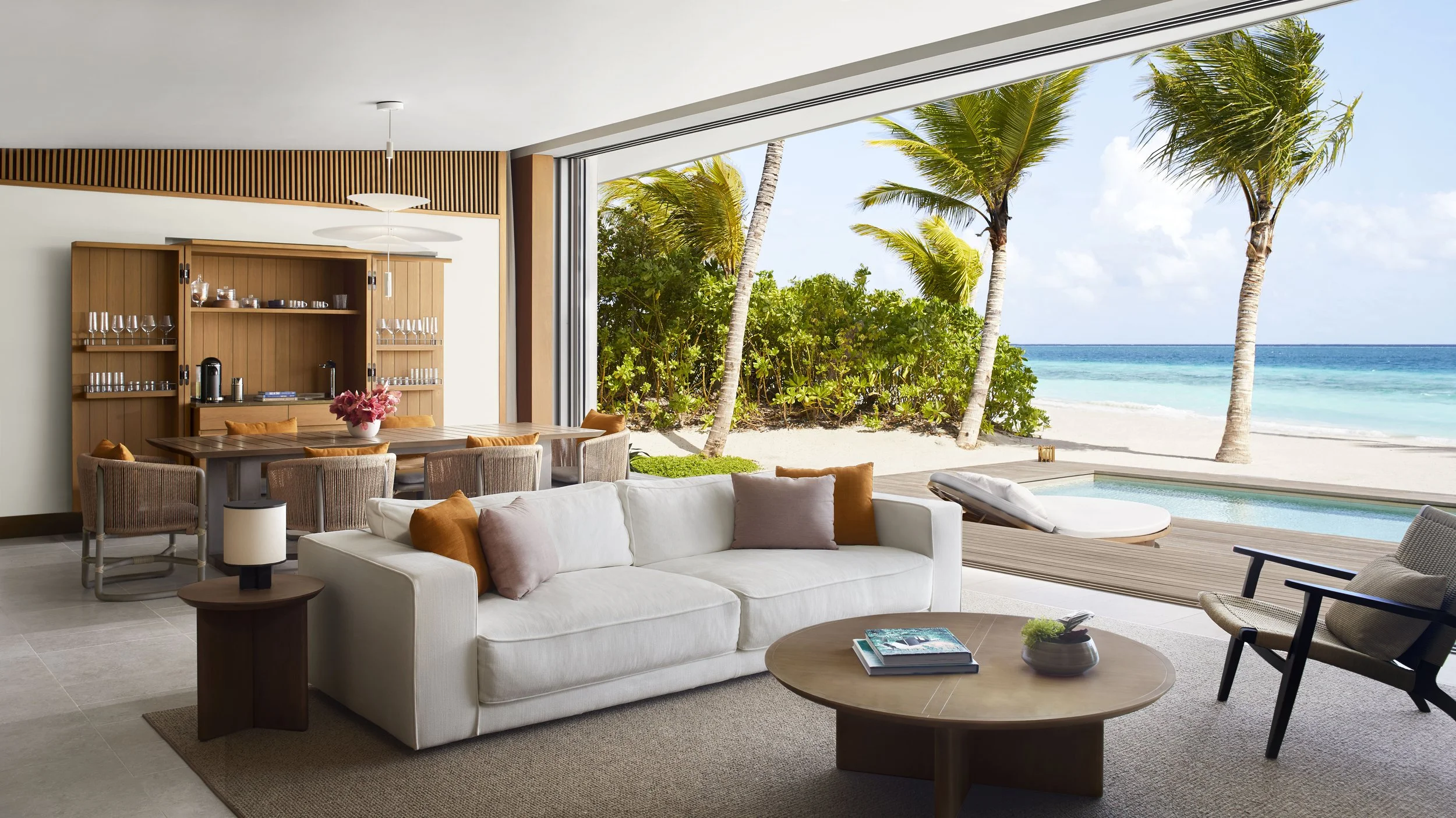 Sunset  Two Bedroom Beach Villa - Indoor