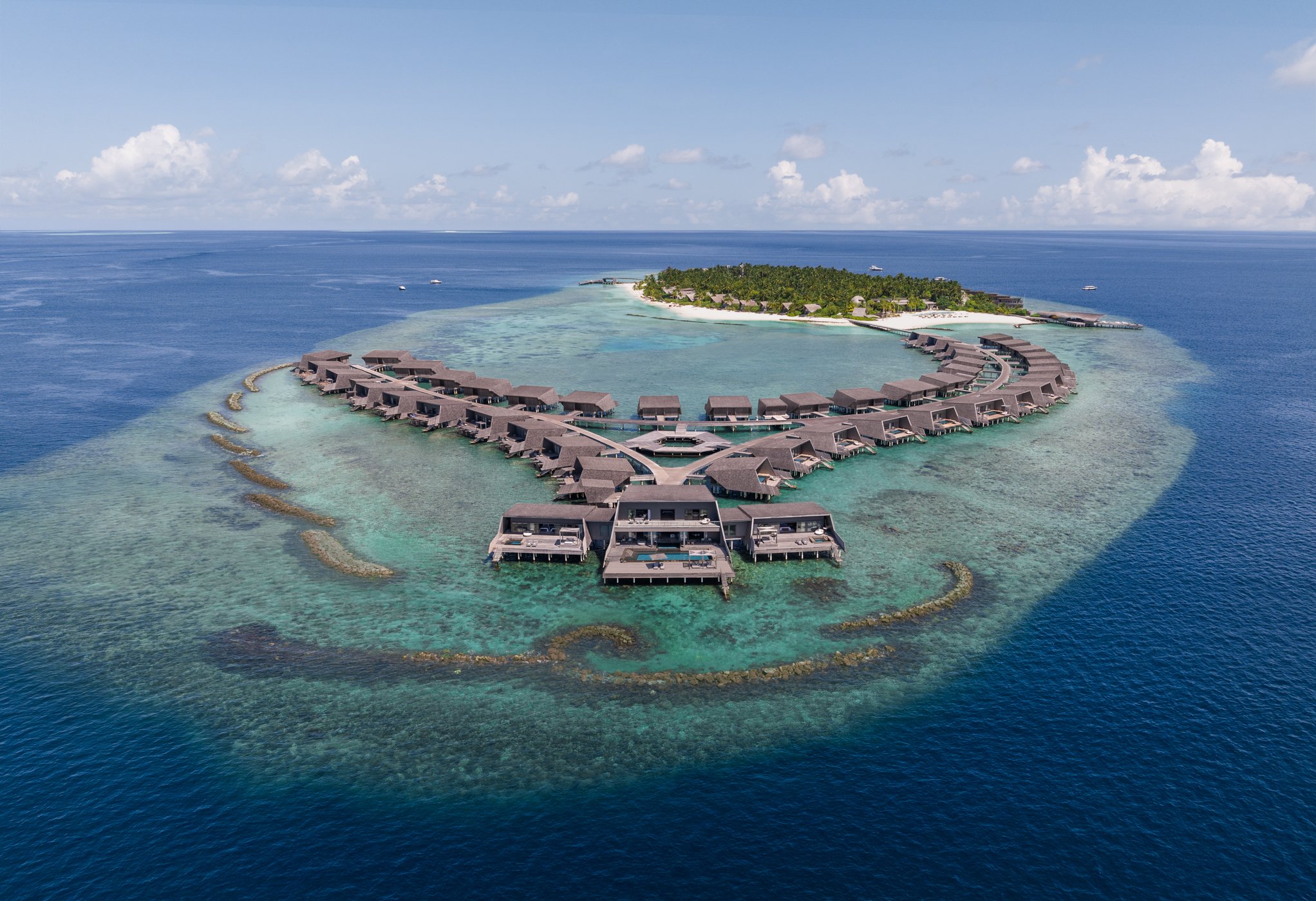 The St. Regis Maldives Vommuli - Aerial View