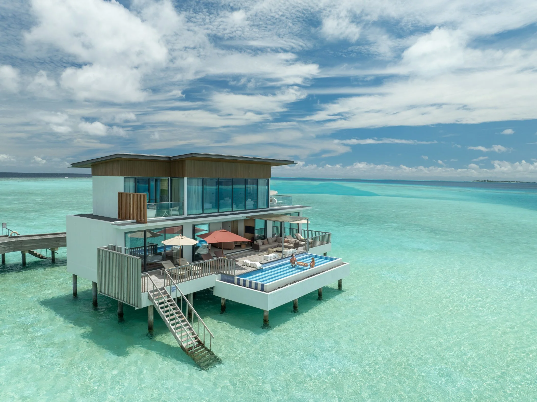 SO/ Maldives - Three Bedroom Ocean Pool Atelier Aerial