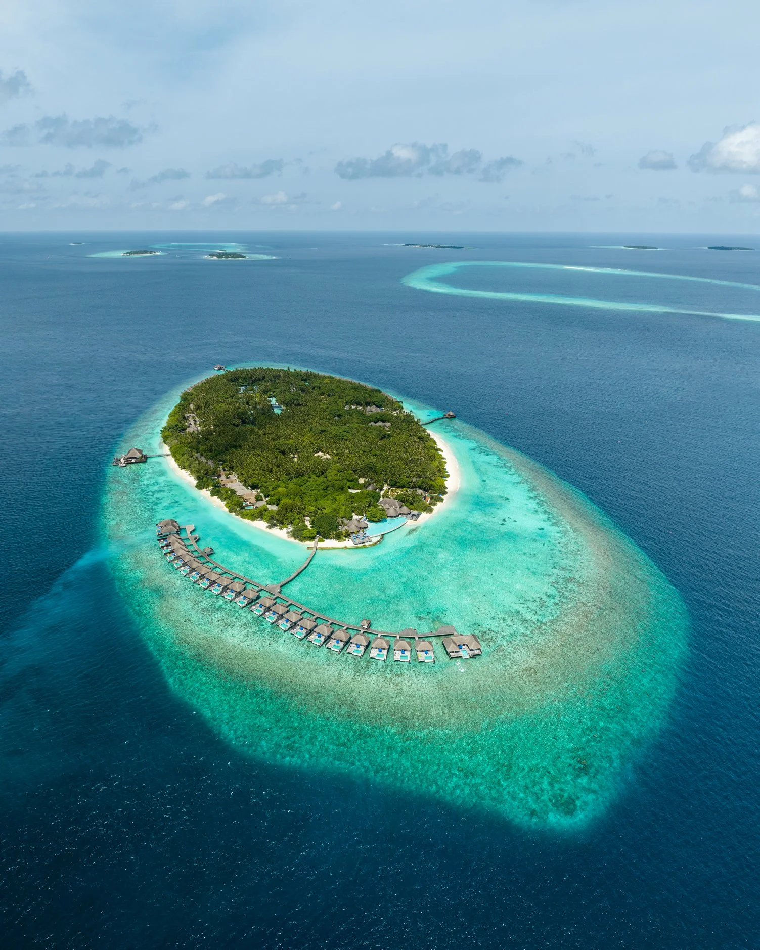 Dusit Thani Maldives - Aerial View