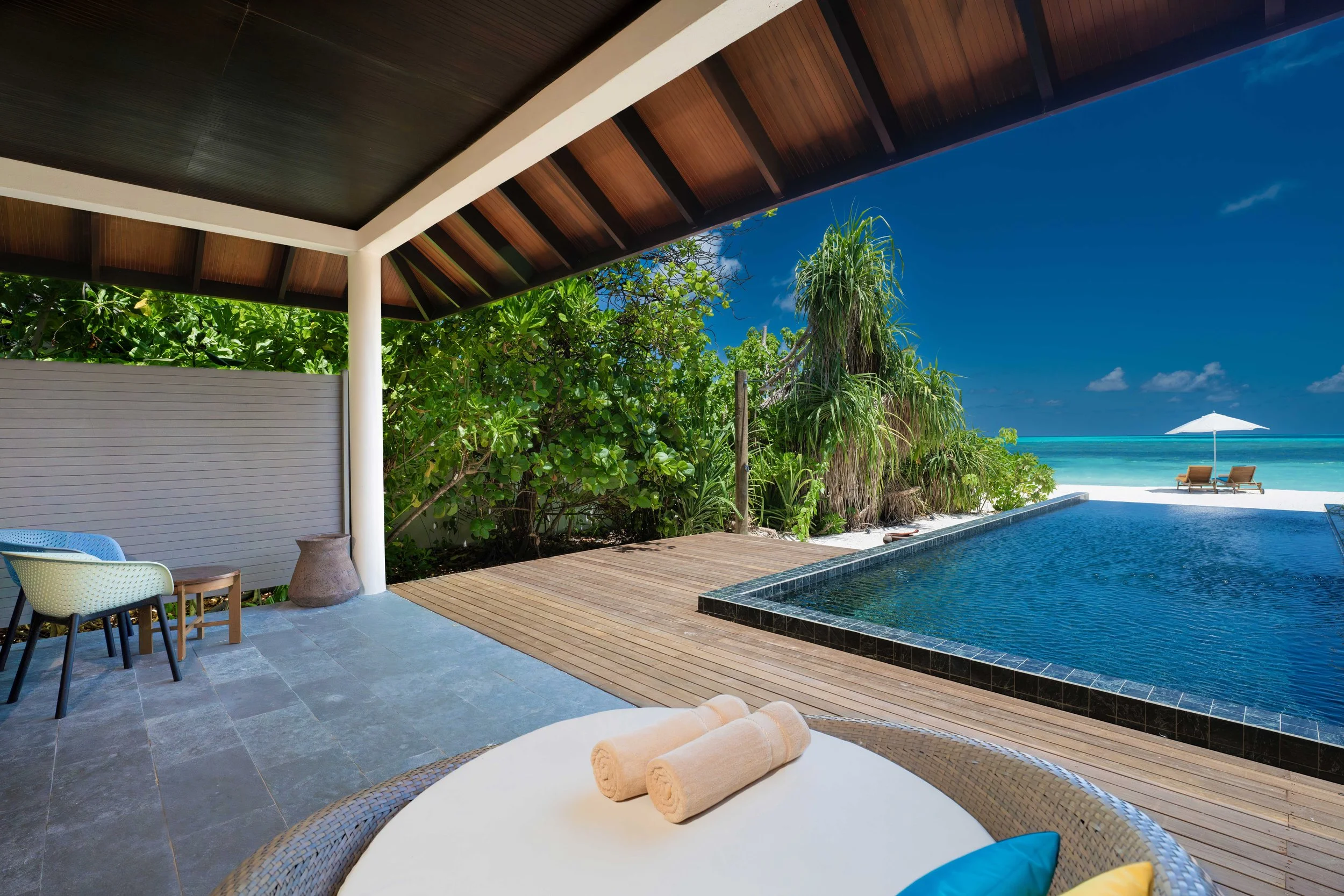 Atmosphere Kanifushi - Kanifushi Beach Villa with Pool Exterior