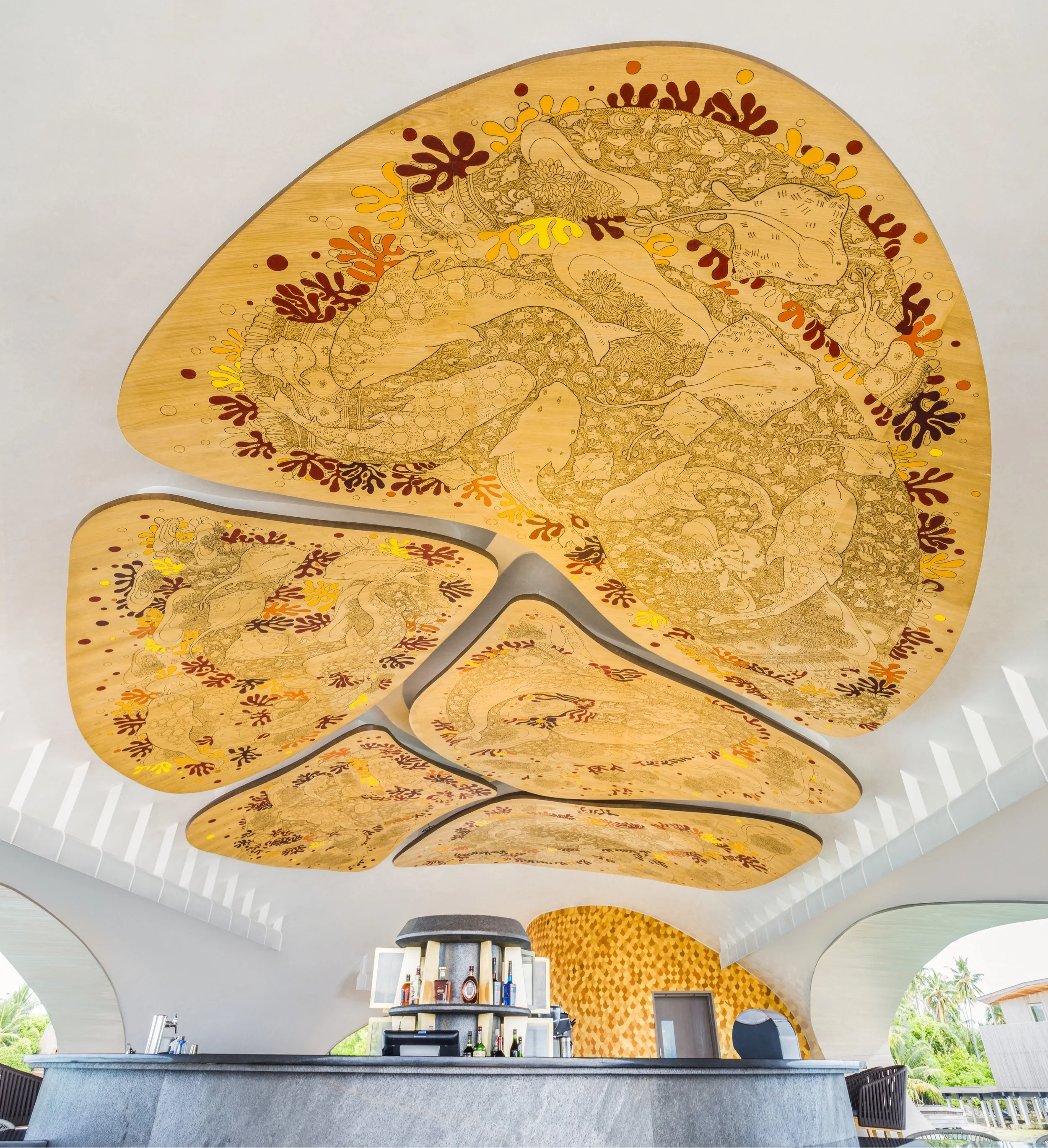 The St. Regis Maldives Vommuli - Whale Bar Interior