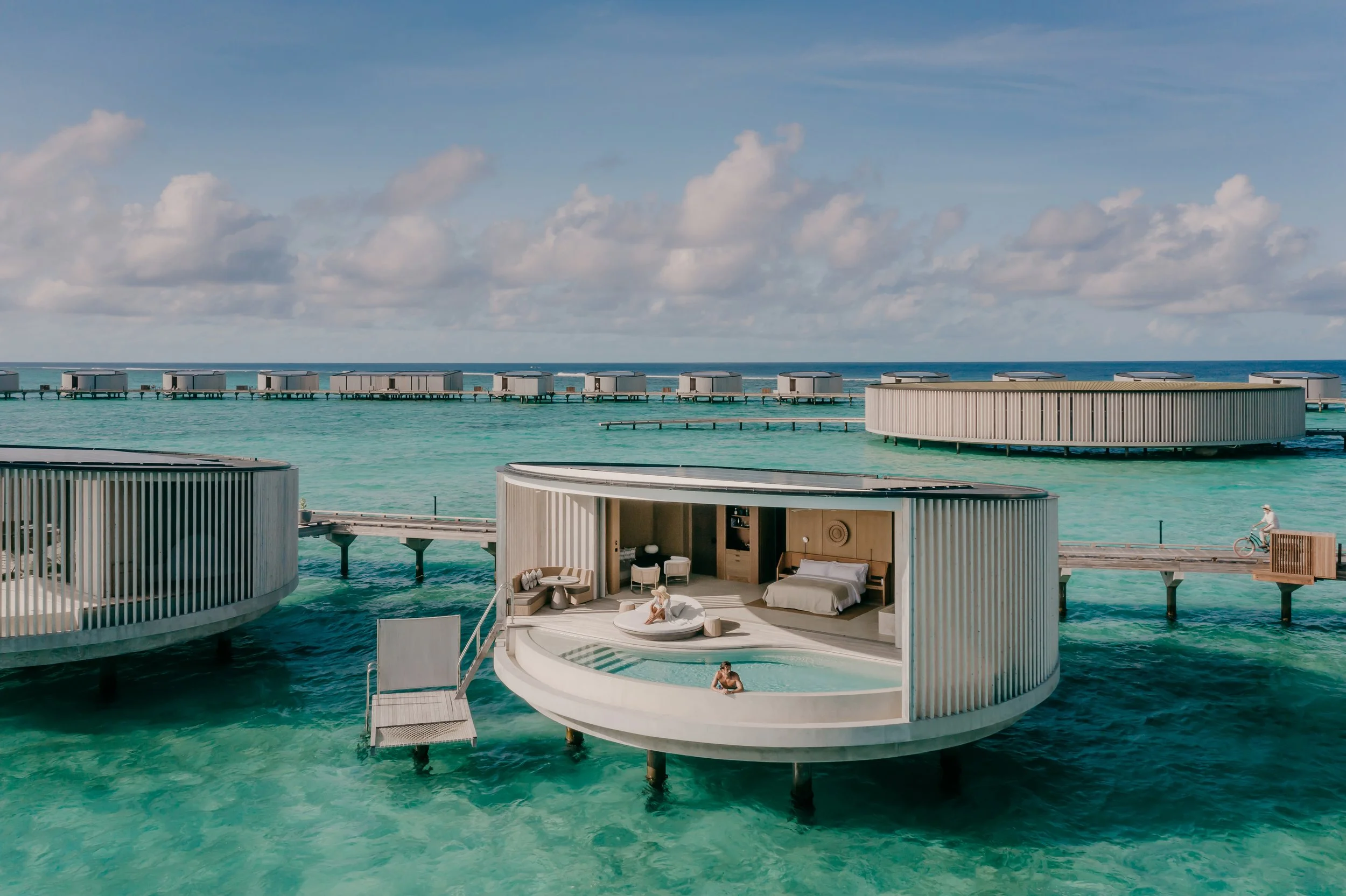 Lagoon Pool Villa - Aerial View