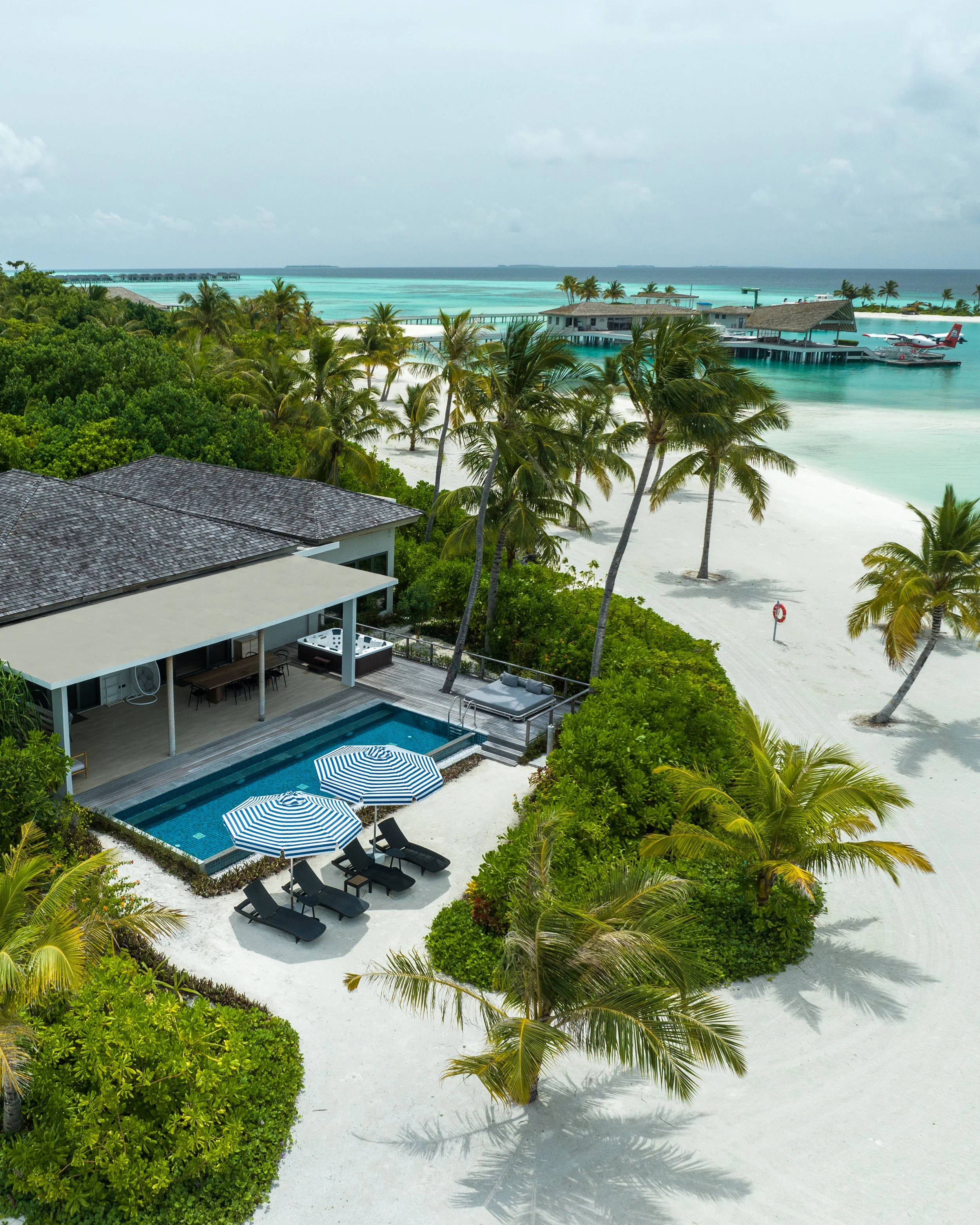Thilamaafushi Villa - Aerial view