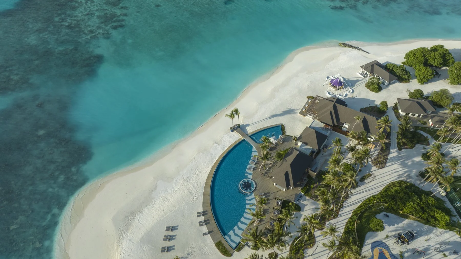 Avani+ Fares Aerial View - Main Pool 