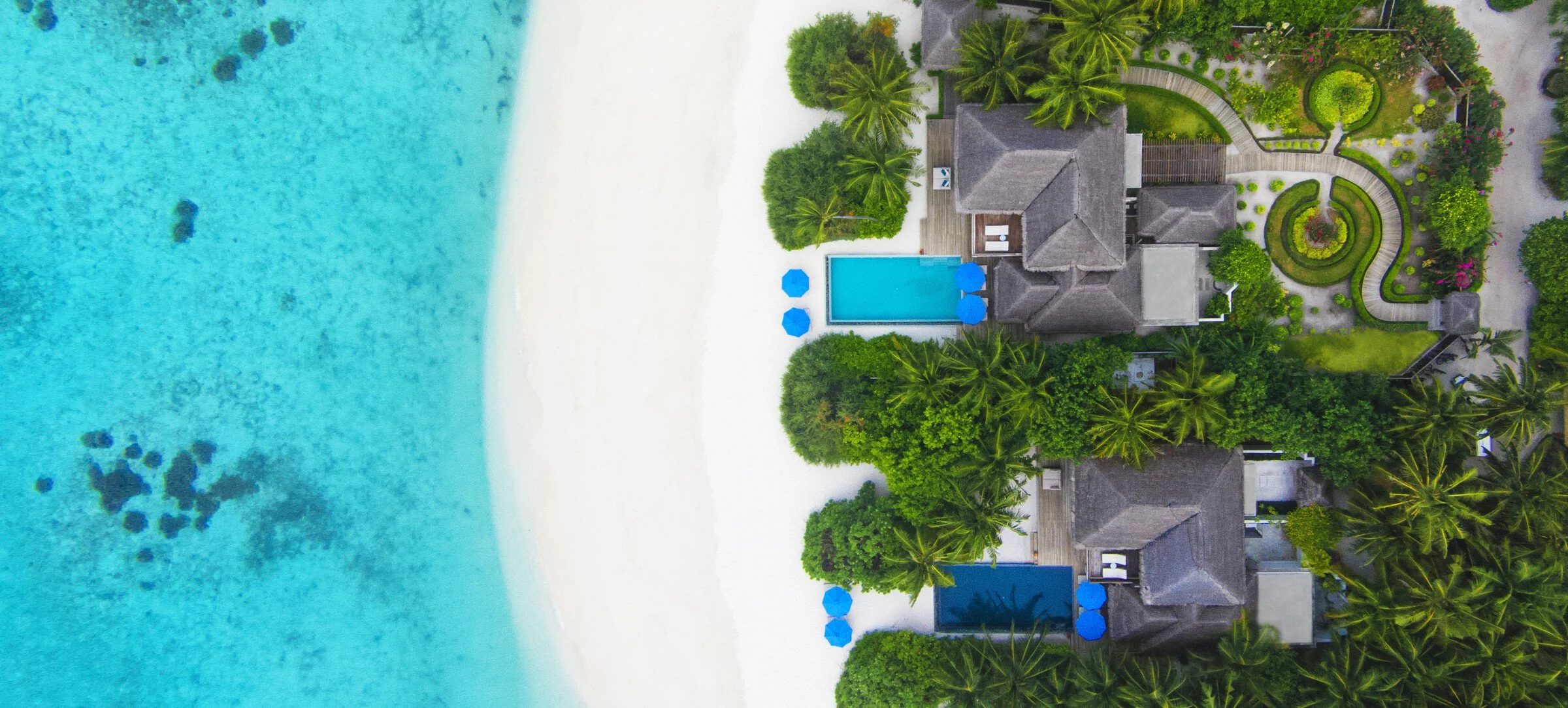 Dusit Thani Maldives - Aerial View