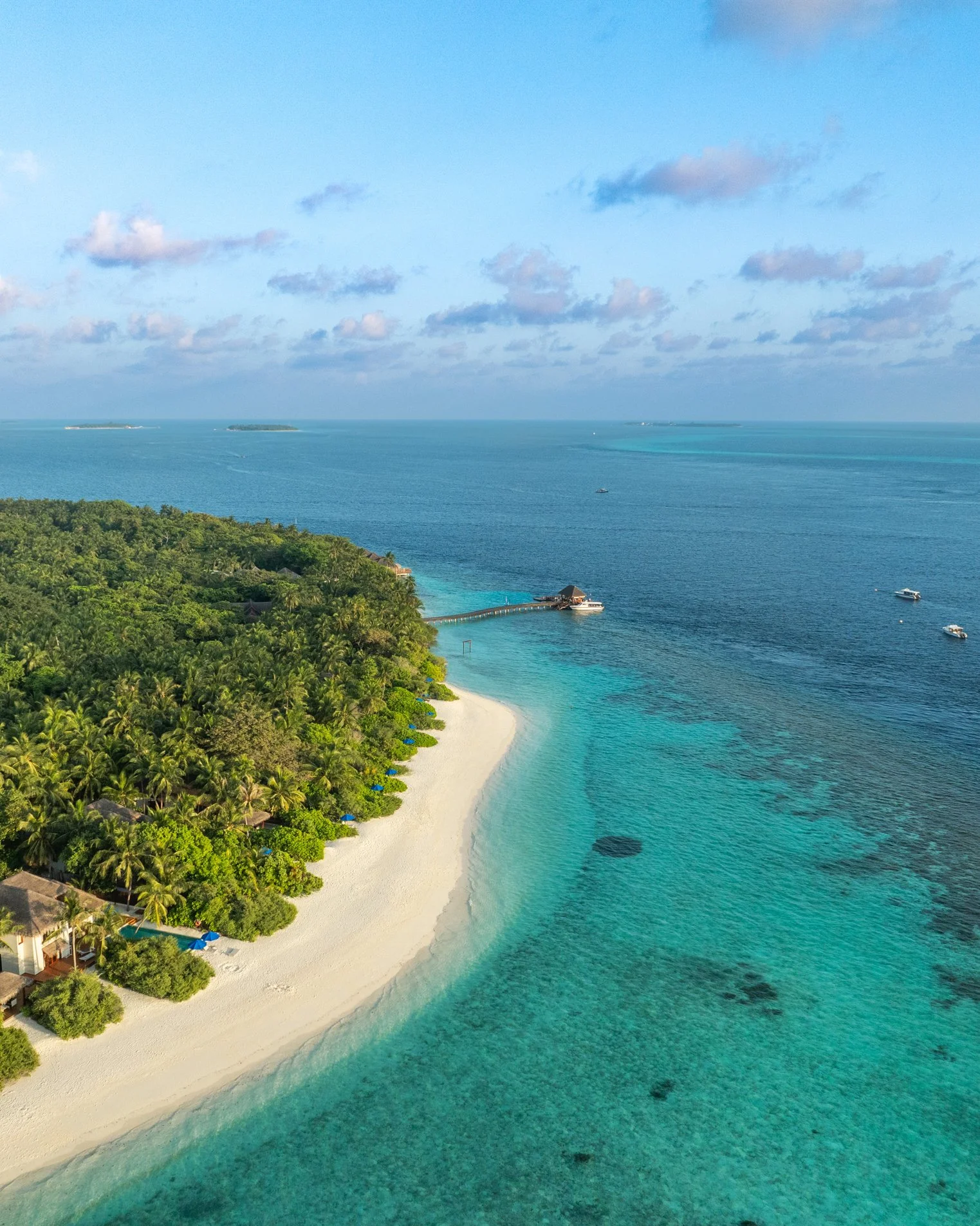 Dusit Thani Maldives - Aerial View