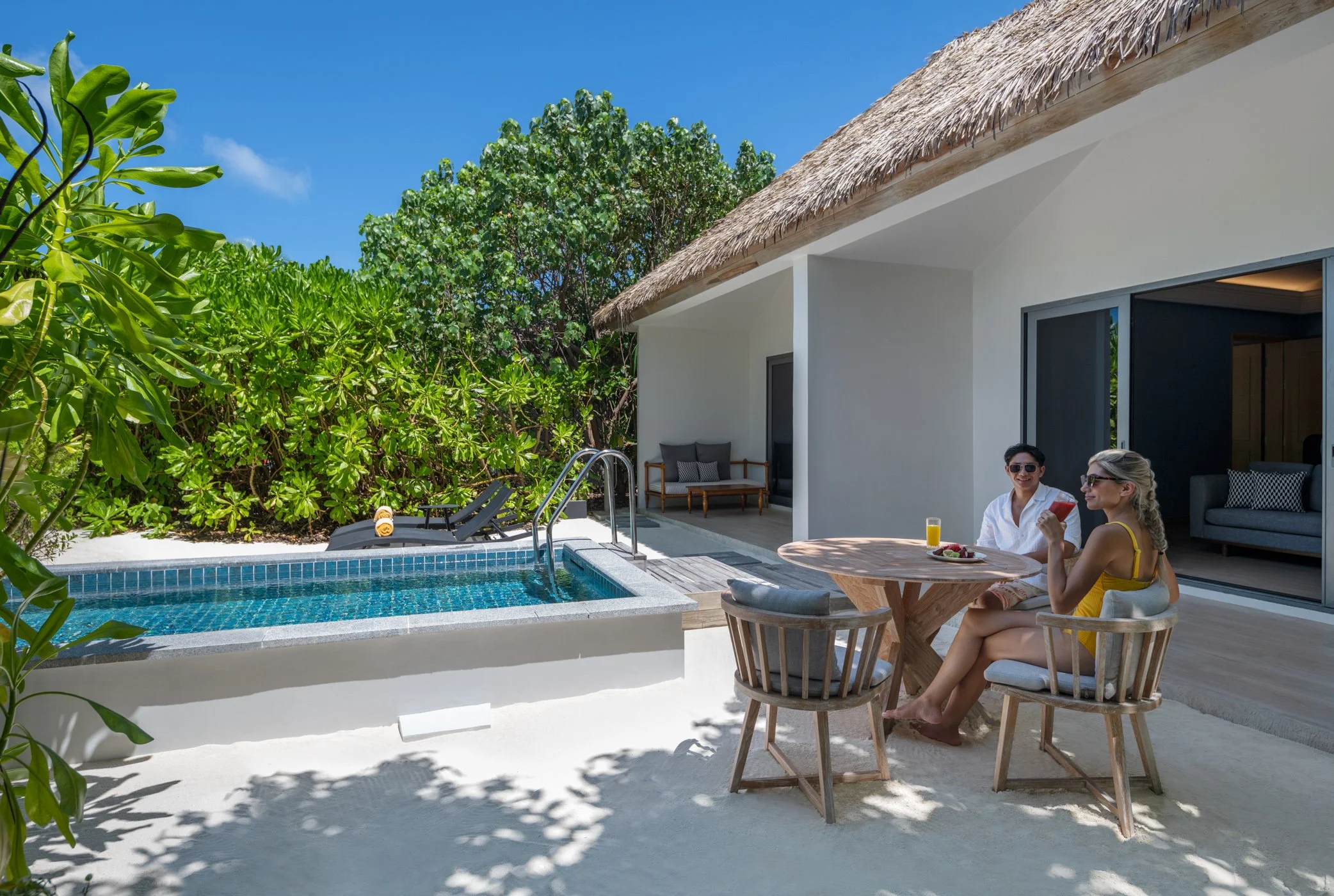 Two Bedroom Beach Pool Villa - Outdoor Space