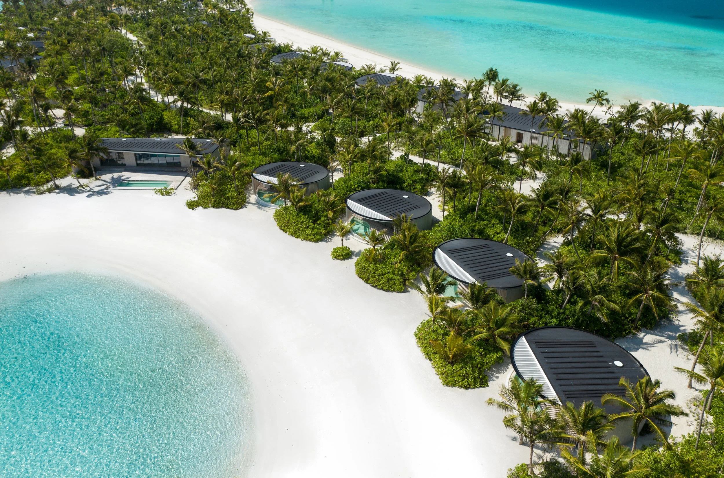 Ritz-Carlton Maldives, Fari Islands Aerial View 