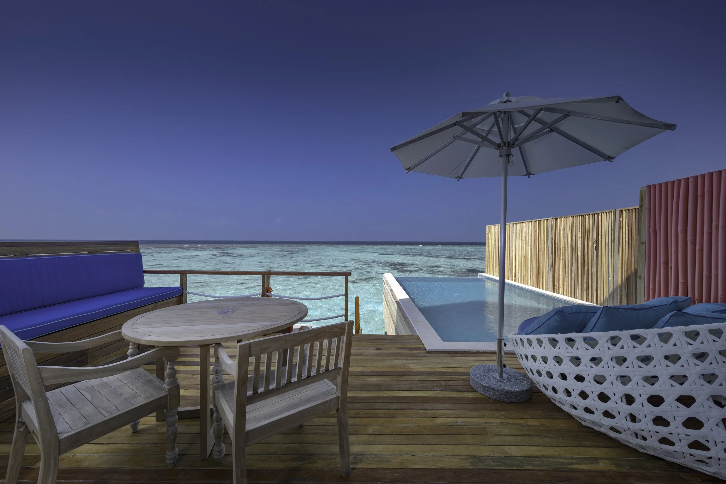 Cora Cora - Duplex Lagoon Pool Villa Deck