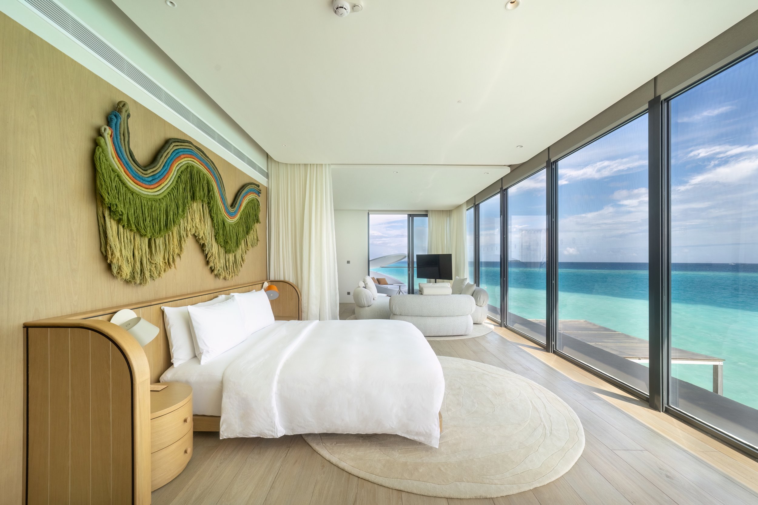 SO/ Maldives - Three Bedroom Ocean Pool Atelier Bedroom