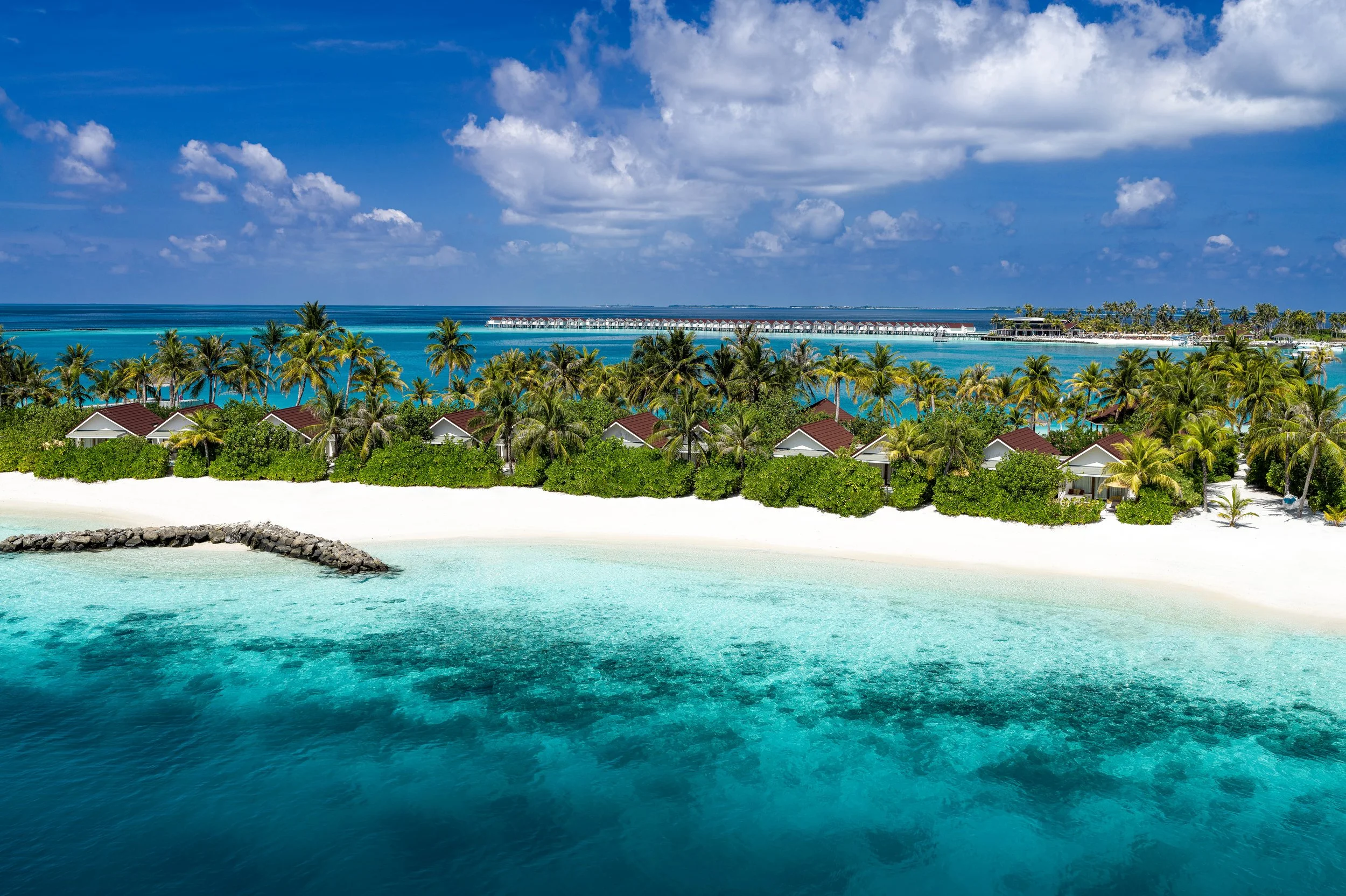 OBLU SELECT Lobigili - Island Aerial  - Sunnest Beach Pool Villa - 01.jpg