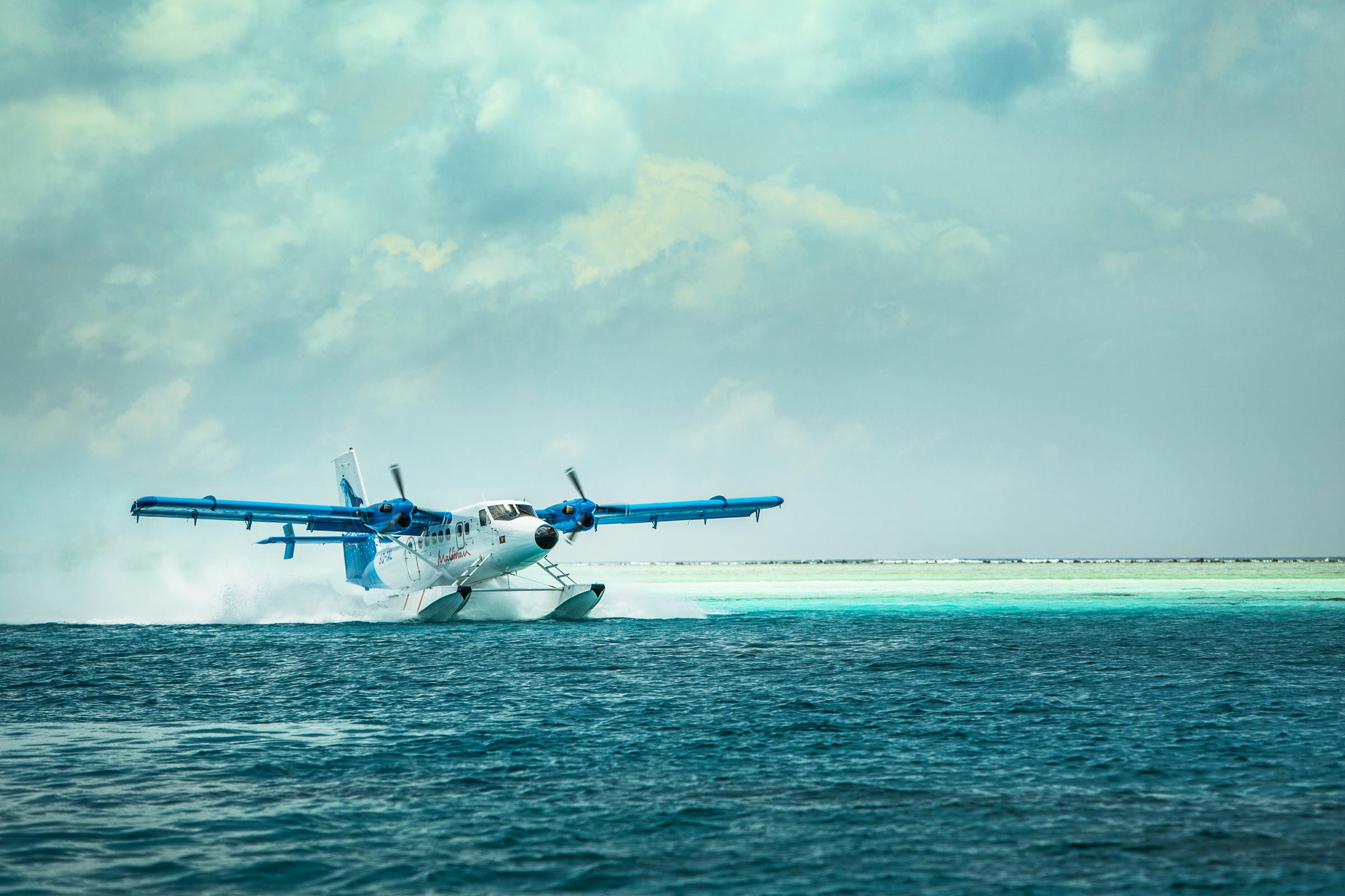 Como Maalifushi Maldives - Seaplane Arrival