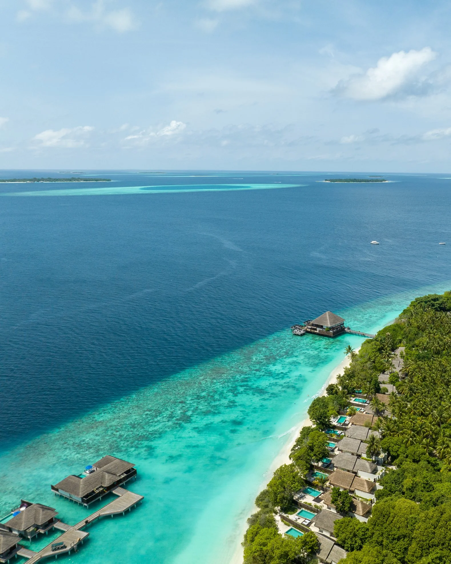 Dusit Thani Maldives - Aerial View