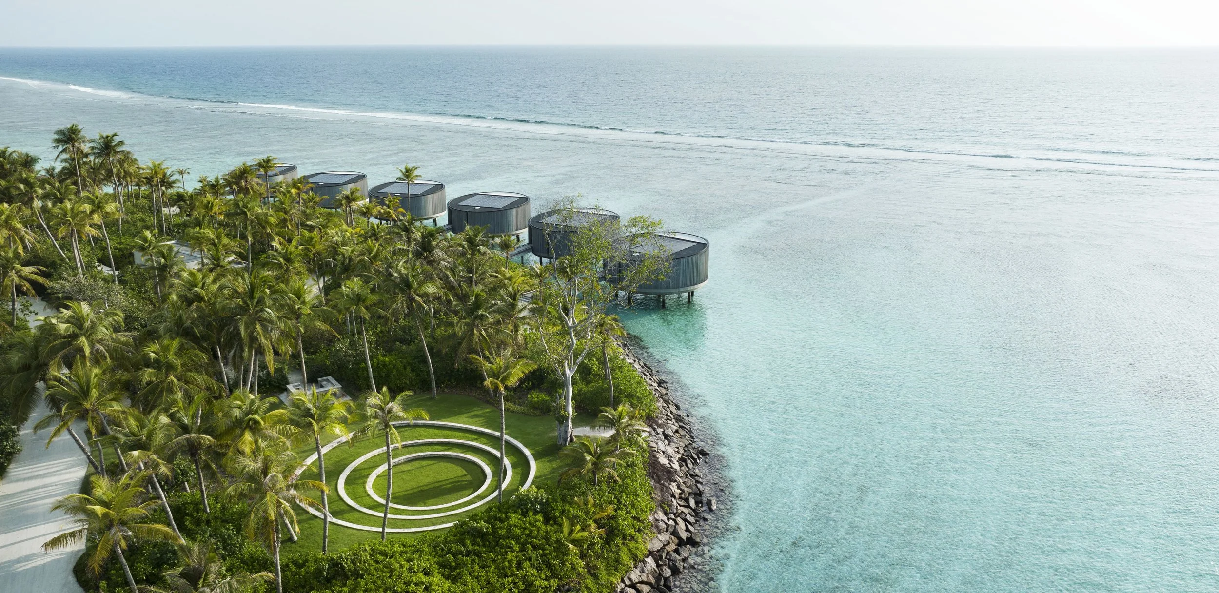 Ritz-Carlton Maldives, Fari Islands Aerial View 