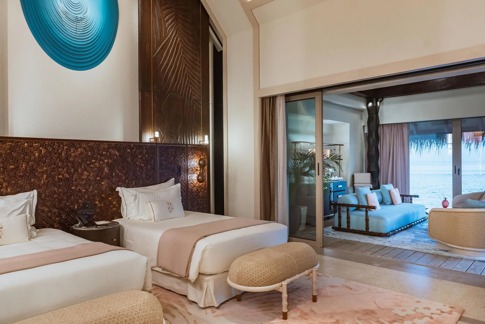 Two Bedroom Ocean Pool Villa Pool - Indoor