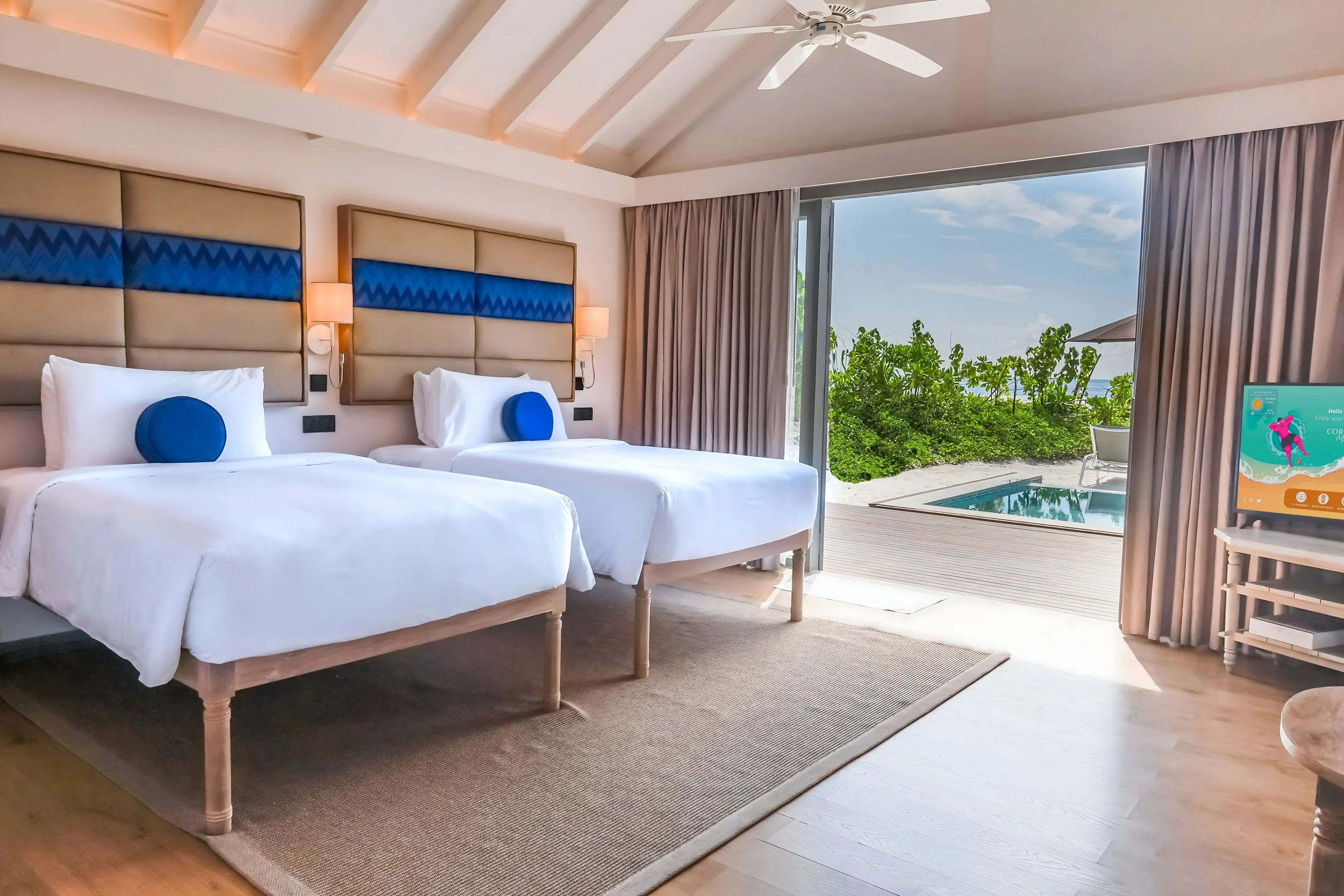 Cora Cora - Two Bedroom Beach Pool Suite Interior