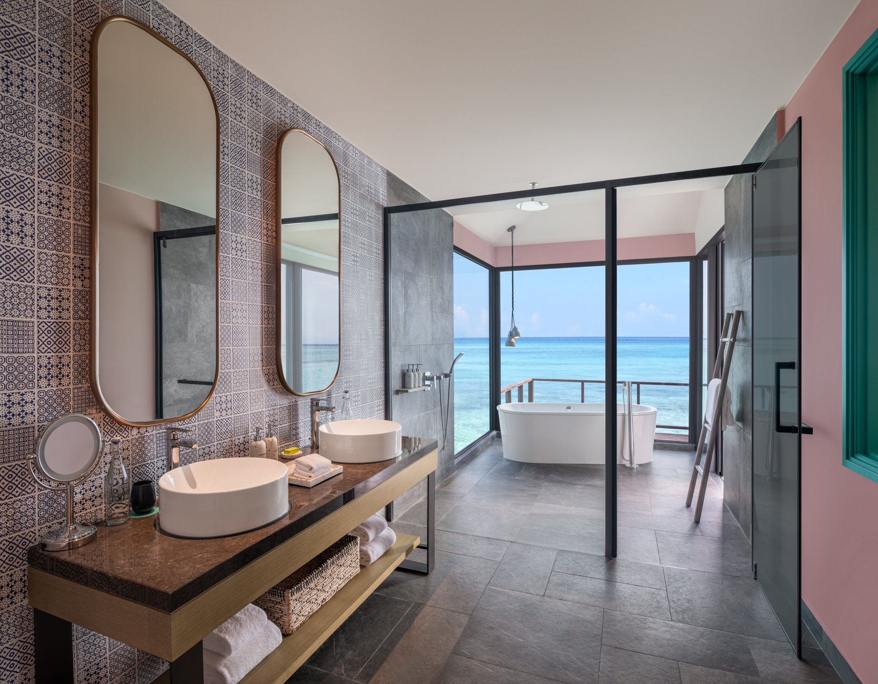 Sunrise Overwater Villa - Bathroom