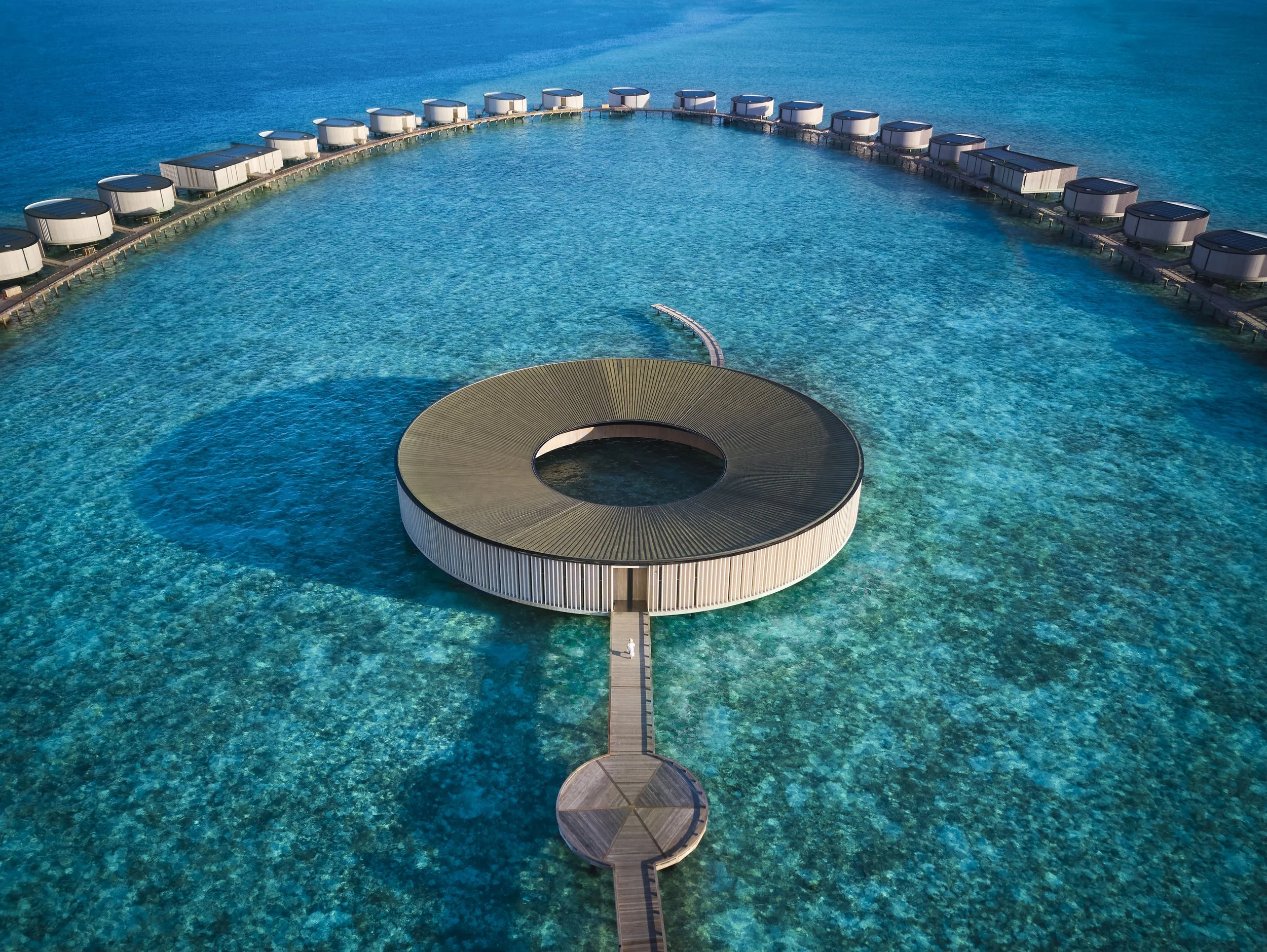 Ritz-Carlton Maldives, Fari Islands Aerial View 