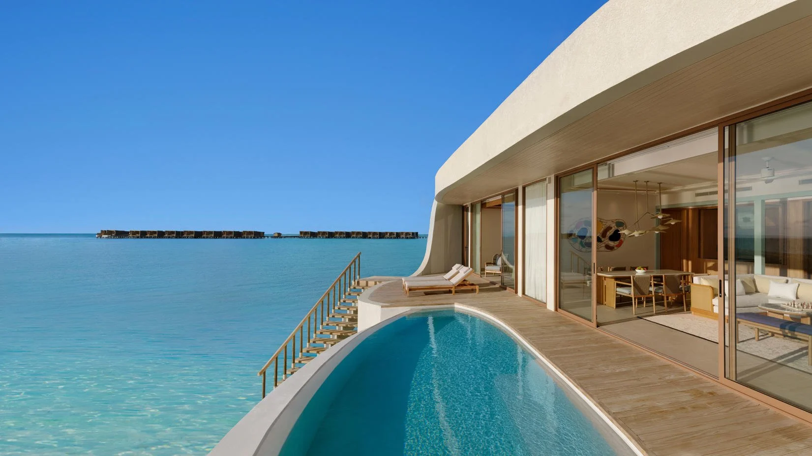 Centara Grand Lagoon - Three Bedroom sunset Overwater Pool Residence Pool