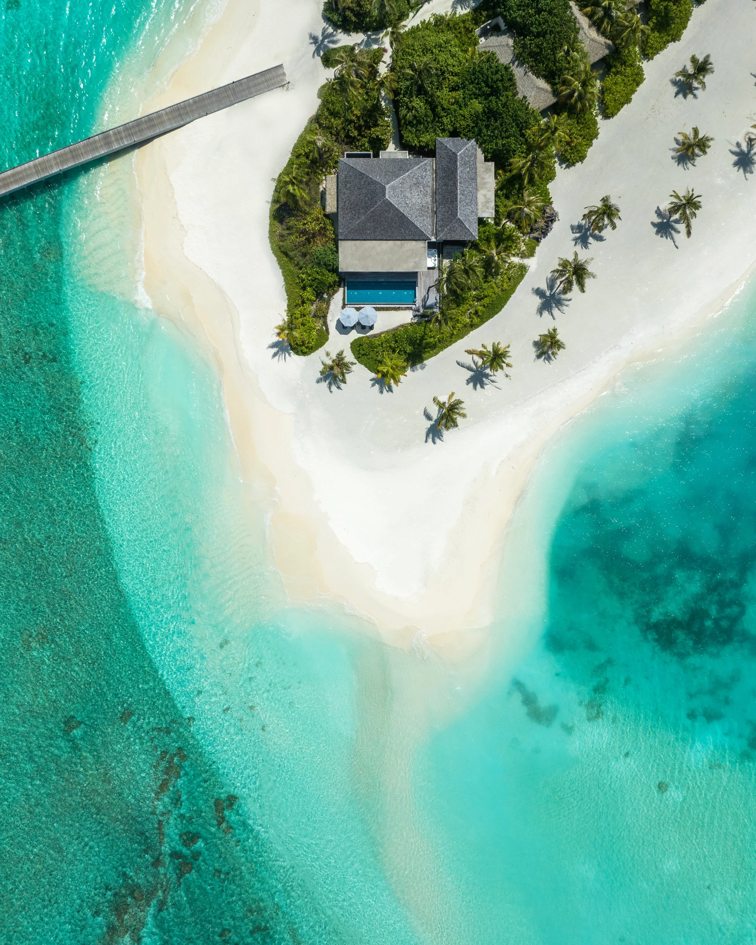 Thilamaafushi Villa - Aerial view