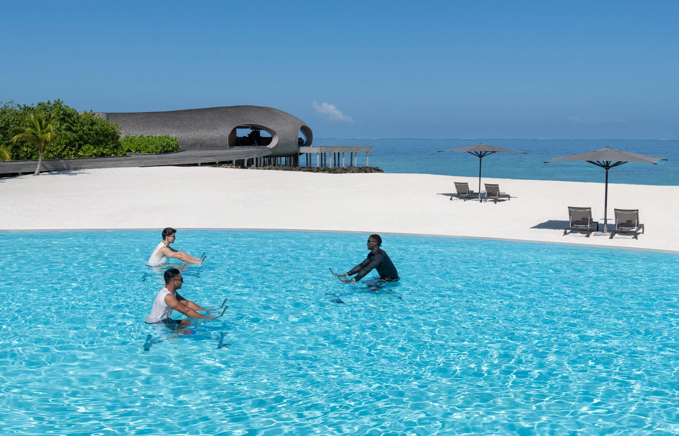 The St. Regis Maldives Vommuli - Pool Cycling