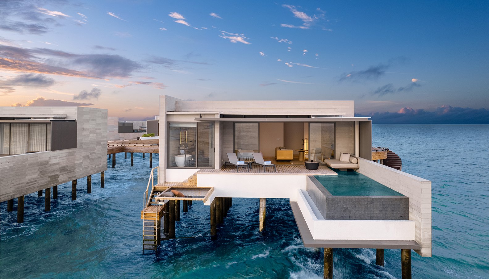 Alila Kothaifaru - sunset Overwater Pool Villa