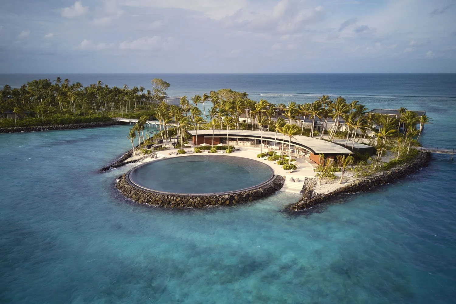 Ritz-Carlton Maldives, Fari Islands Aerial View 