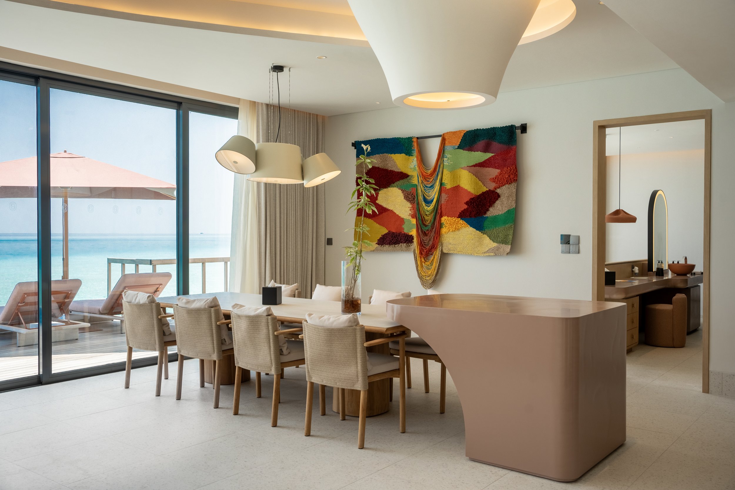 SO/ Maldives - Three Bedroom Ocean Pool Atelier Living Room