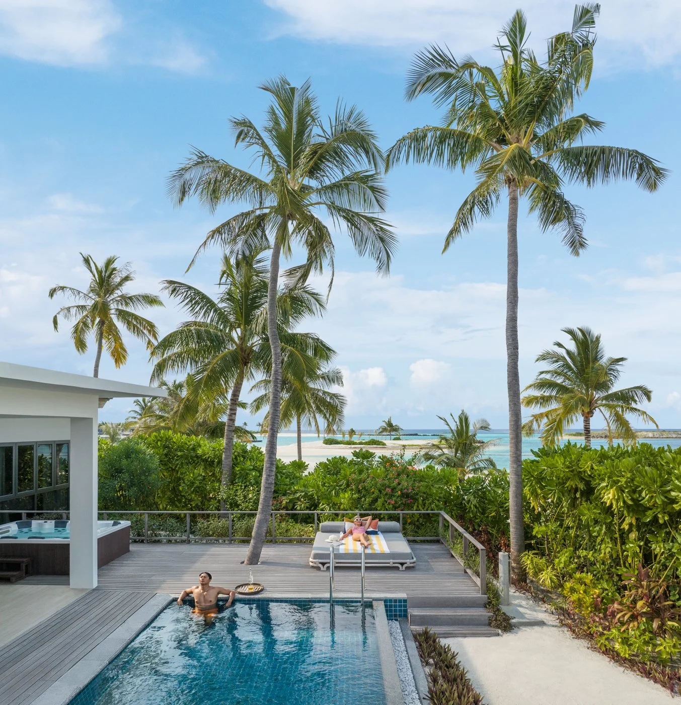 Thilamaafushi Three Bedroom Villa - Outdoor Pool