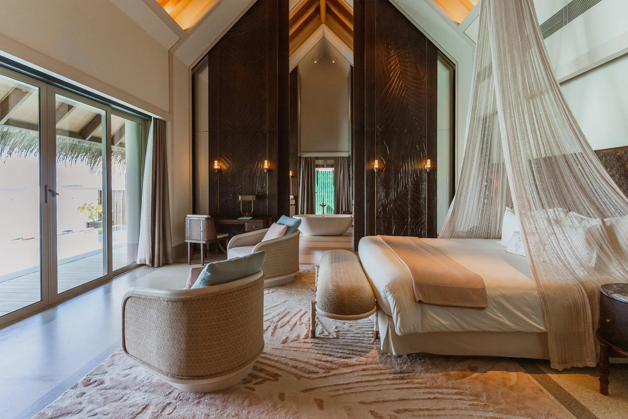 Two Bedroom Ocean Pool Villa Pool - Indoor