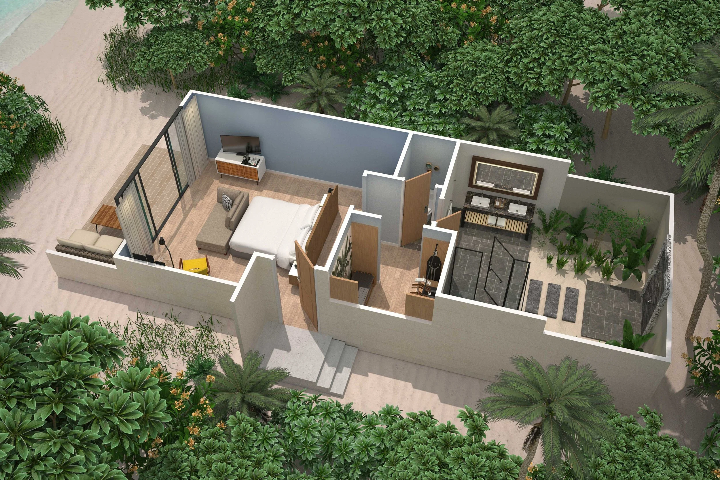 Beach Villa - Floor Plan