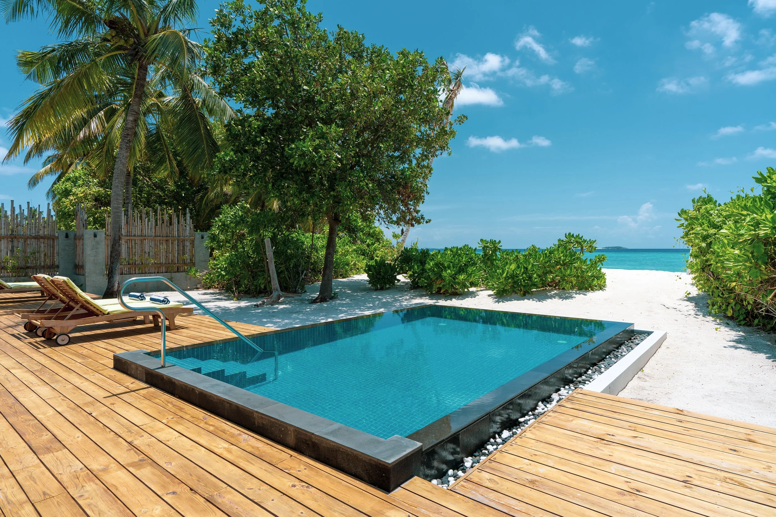 2 Bedroom Private luxury Beach Residence with Pool - Deck & Pool