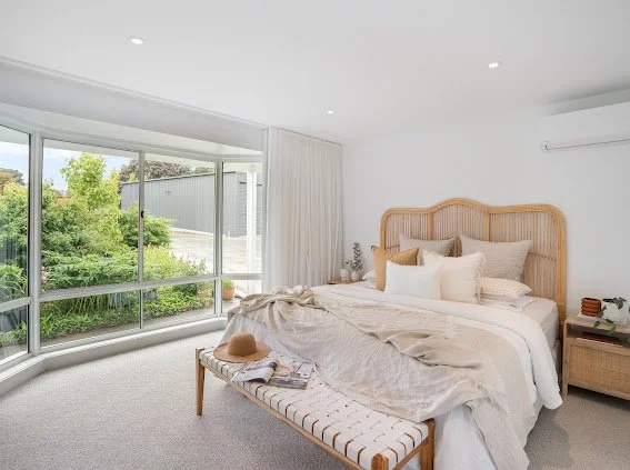 Saxon Master

Carpet - Bremworth  - Ripples 'Ohau"
Bedhead - Adairs
Bedding - Adairs
Side Table - Adairs
Bench - Living by Design
Sheers - DIY Blinds