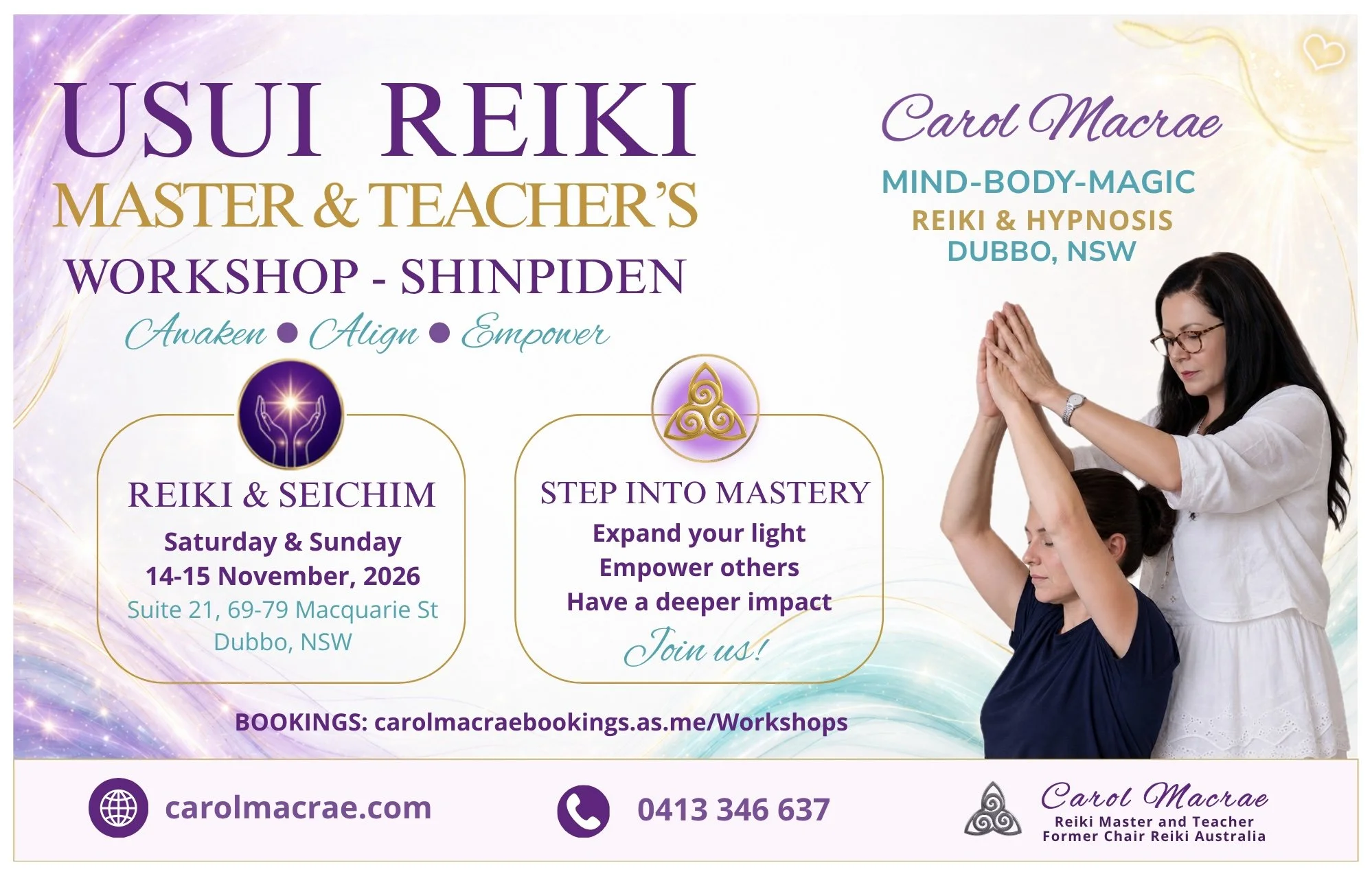 Usui Reiki Master &amp; Teacher’s Workshop - Shinpiden 