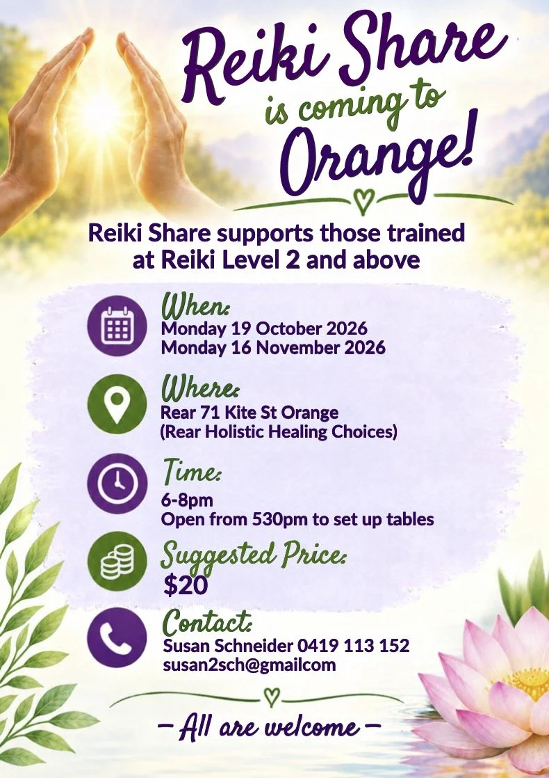 Reiki Share - Orange NSW 
