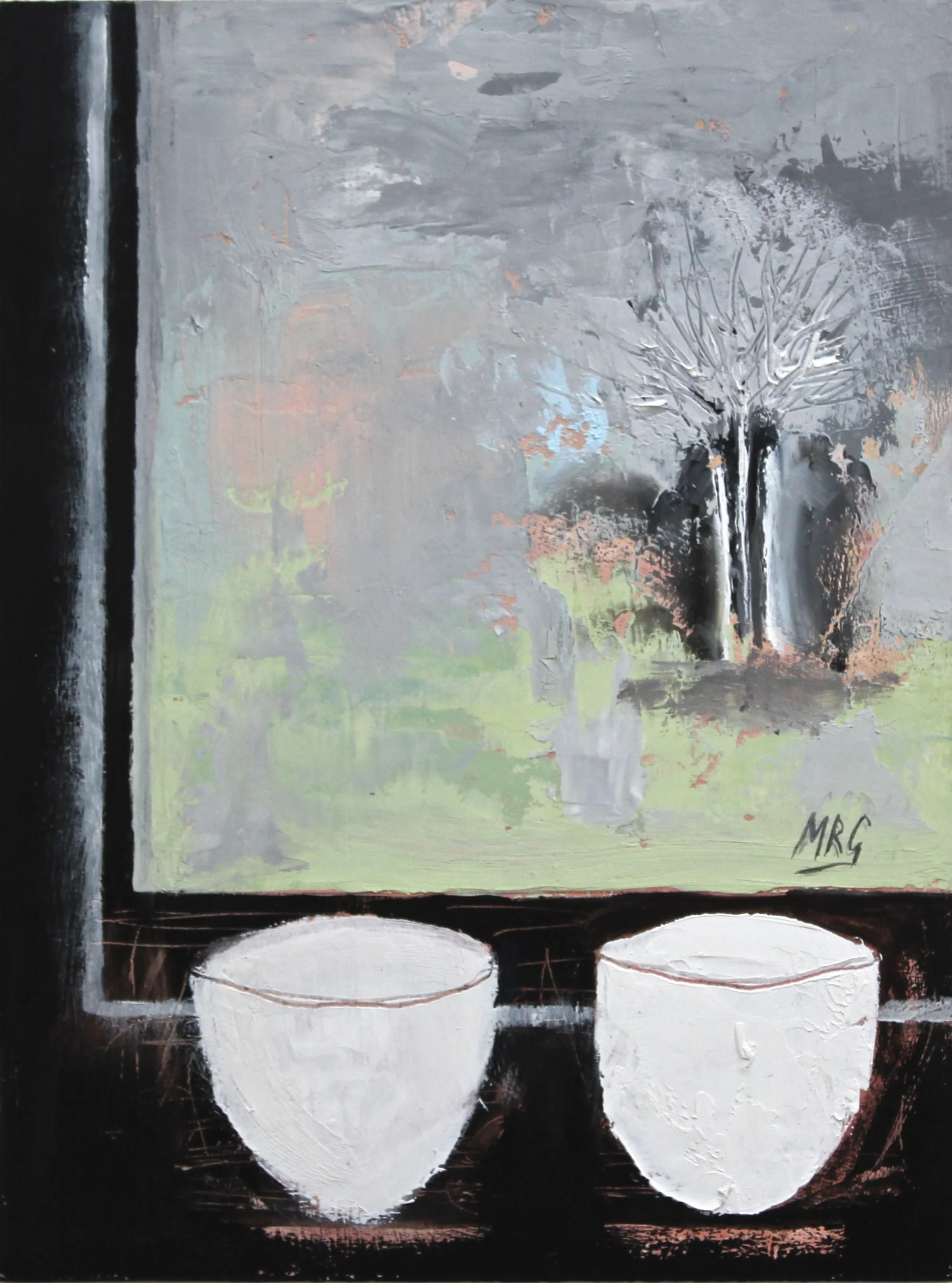 Outside Inside | Oil on Board | 15 x 20cm