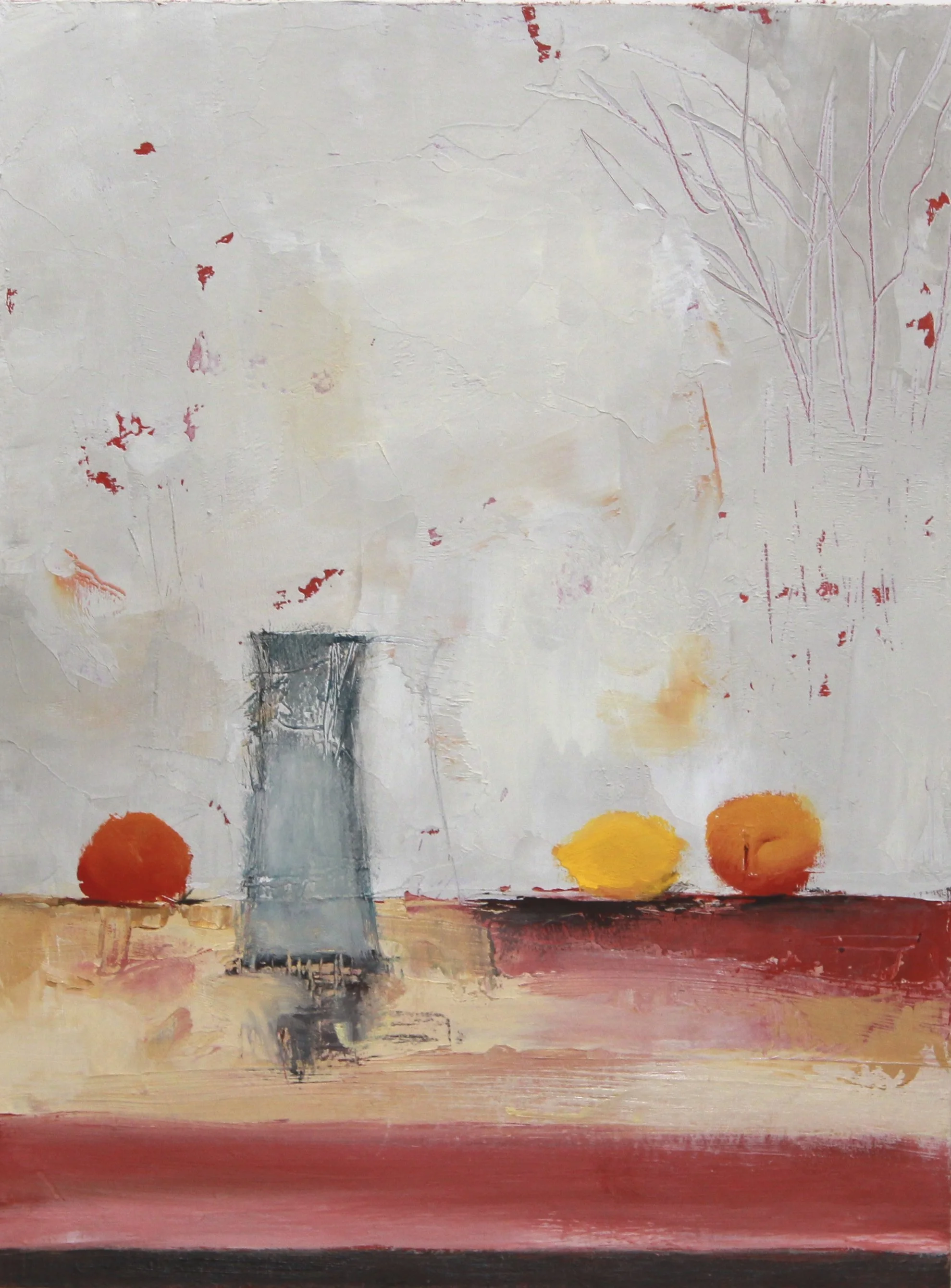 Sienna Oranges | Oil on Board | 15 x 20cm