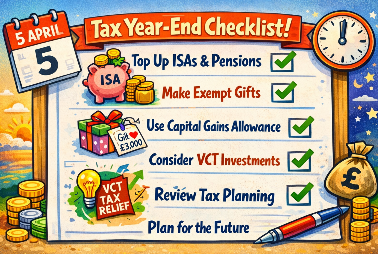 Tax Year-End Planning 2025/26: Five Key Actions Before 5 April and Major Tax Changes From April 2026