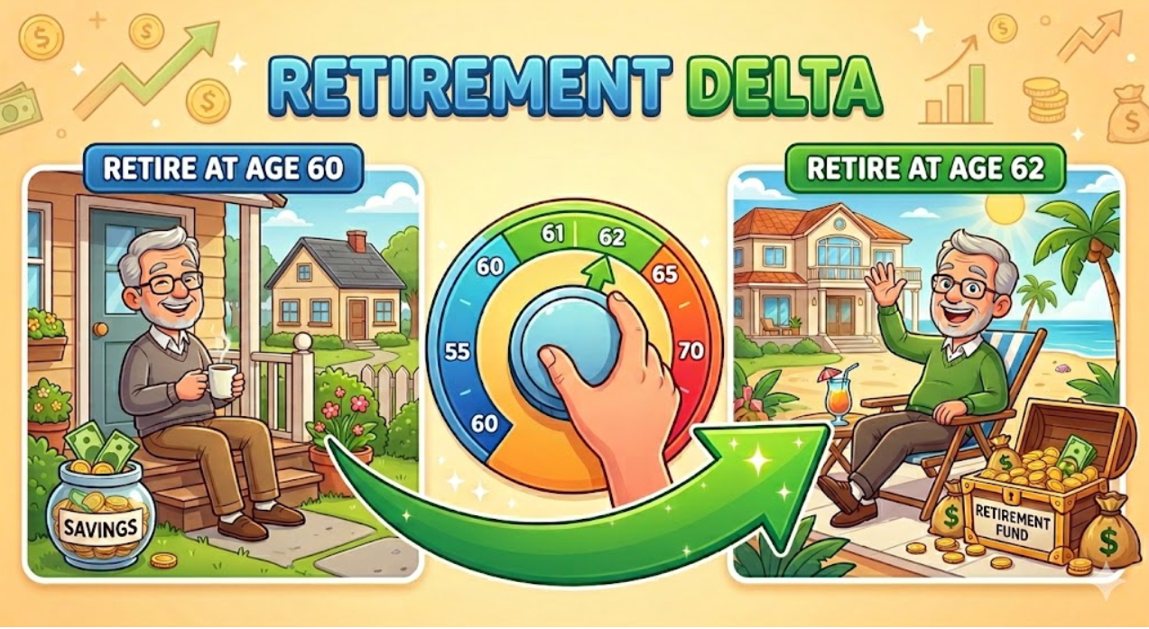 How Delaying Retirement by 2.5 Years Can Add a Decade to Your Financial Security