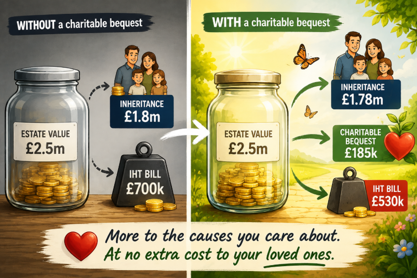The 10% Charitable Giving Rule Explained: How to Cut Your Inheritance Tax Bill While Supporting the Causes You Care About