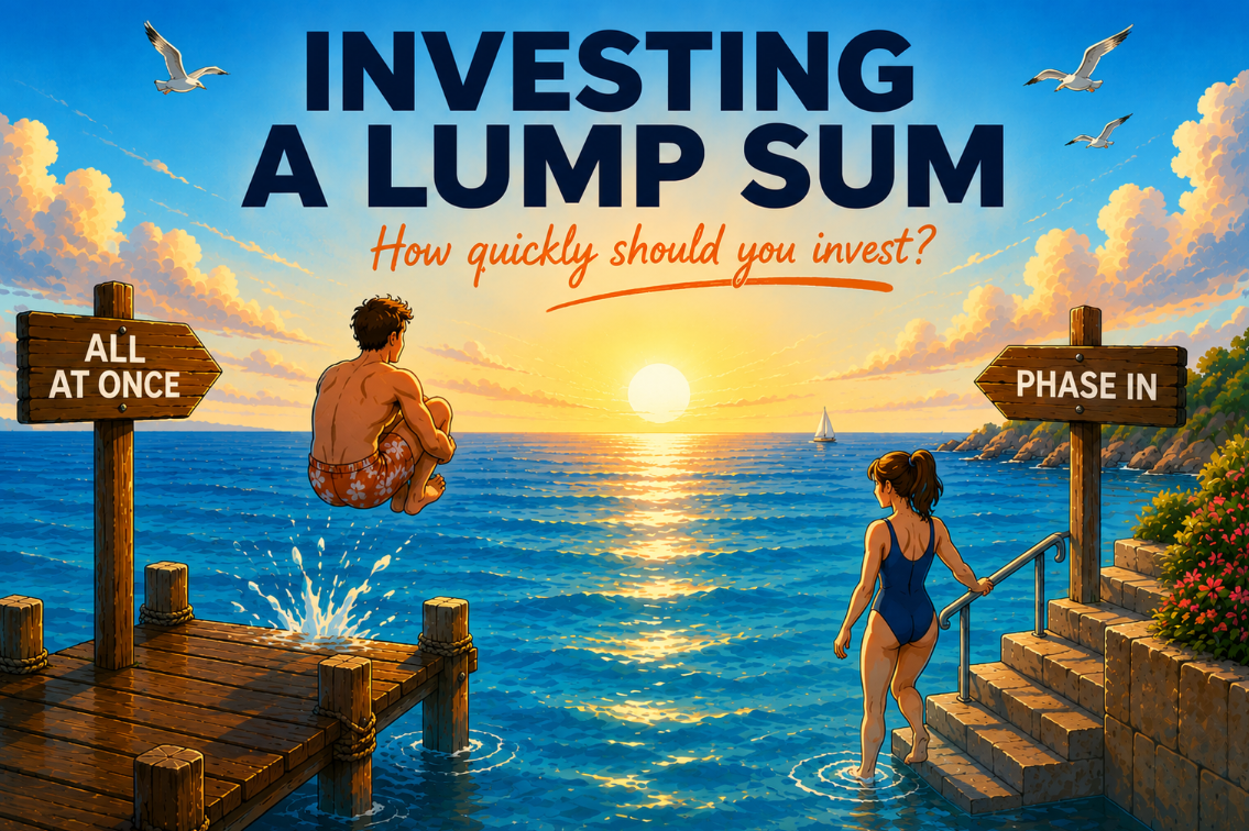 Lump Sum vs Phased Investing: What the Evidence Says and the Approach We Most Often Recommend