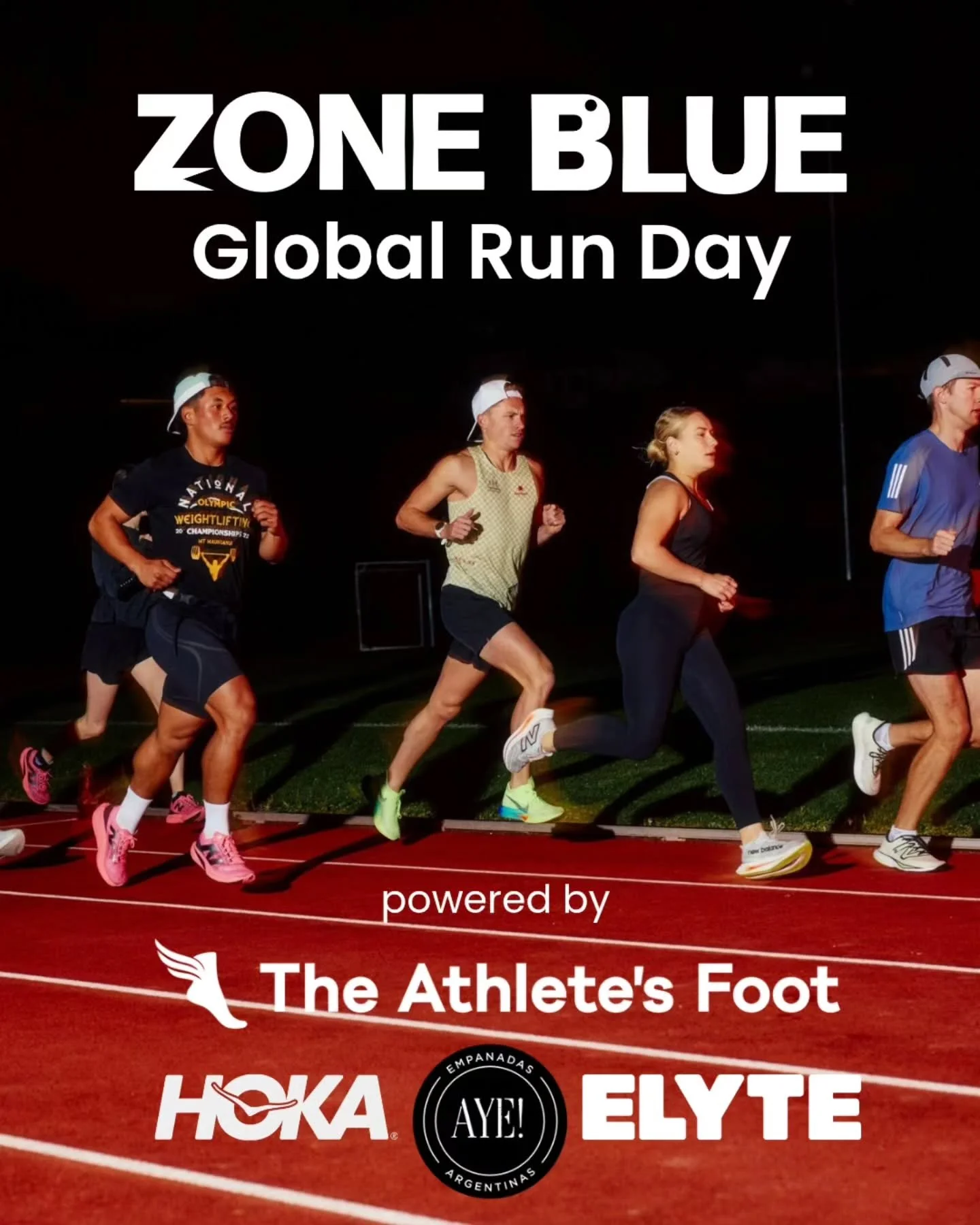 Global Running Day is nearly here 

Join us this Wednesday morning as we celebrate the power of running and community with a special Zone Blue session in partnership with The Athlete&rsquo;s Foot, HOKA, Elyte, and Aye Empanadas.

🕕 Arrive by 5:50am 