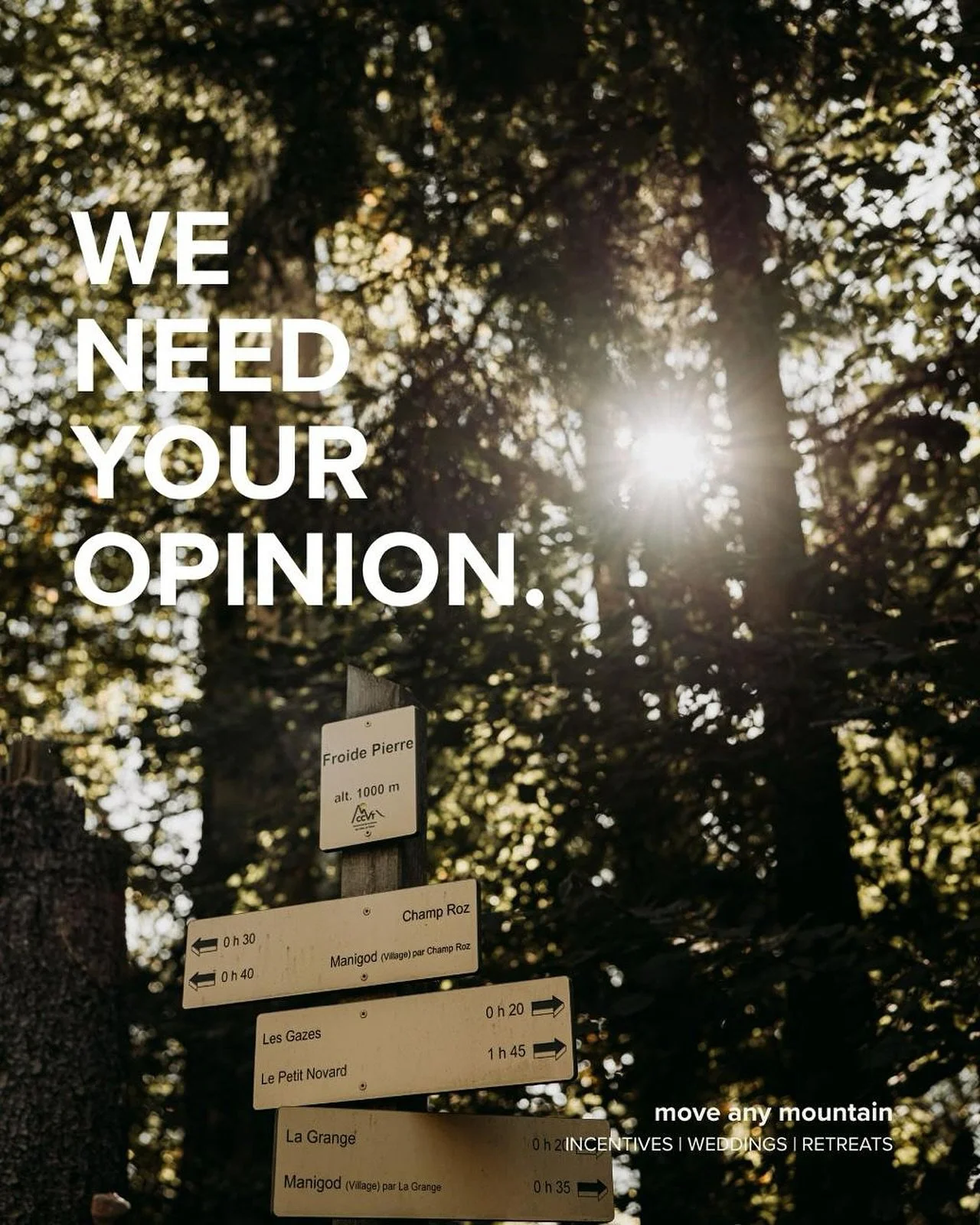 We need your opinion. 💭

Confession: we struggle with the word &ldquo;retreat.&rdquo;
We feel we&rsquo;ve outgrown it.

When people hear &ldquo;retreat&rdquo;, they often think:
soft yoga, a gentle walk, some journaling, a bit of wellness.

Wha