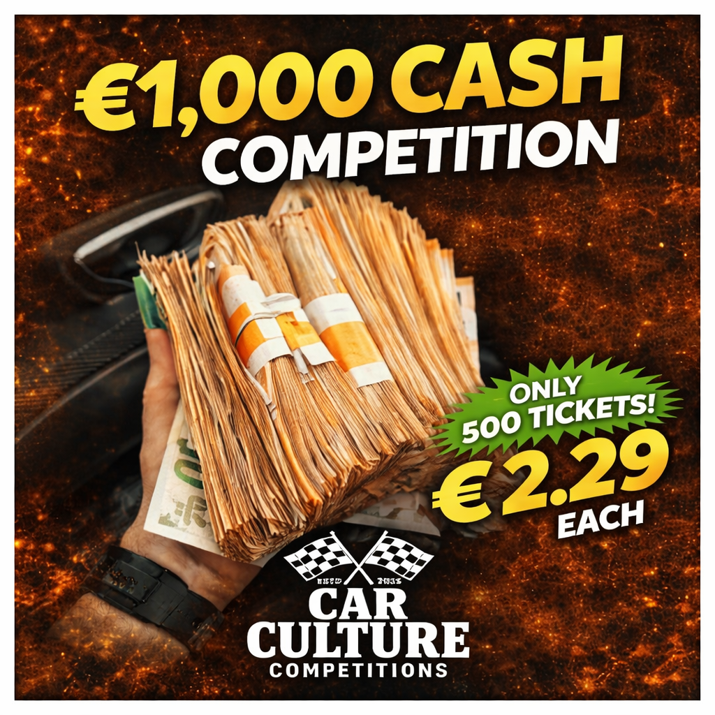 €1000 Cash Competition (500 Tickets)