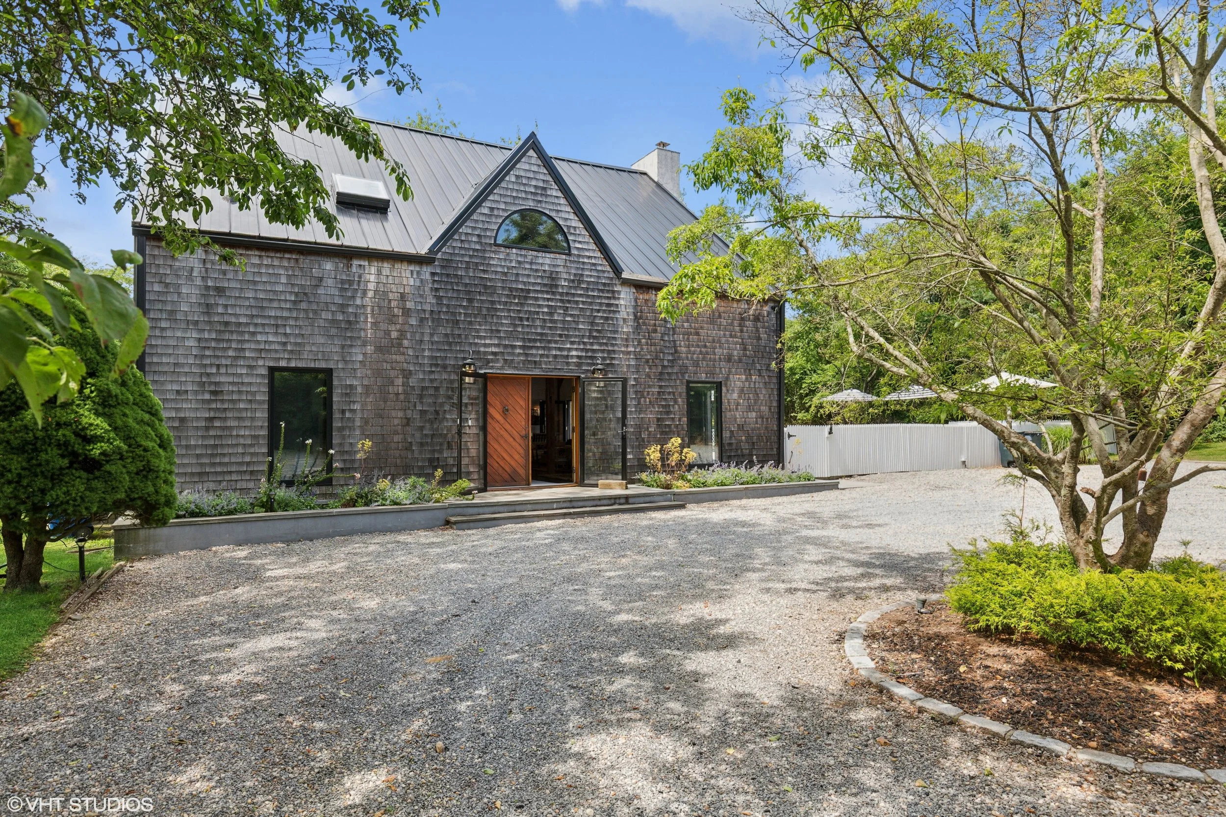 The converted barn has been fully updated and converted to a stylish, modern residence.
