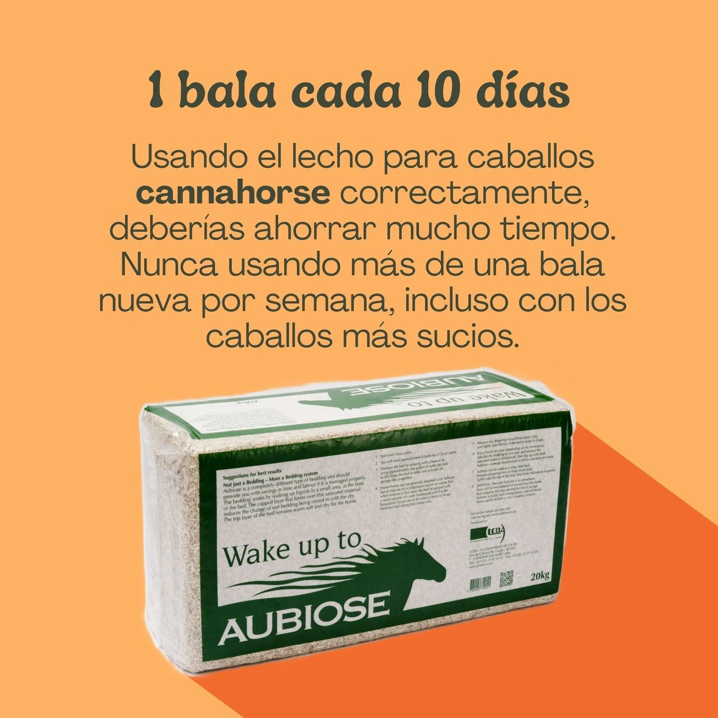 ¡Un tip que te ahorra tiempo y esfuerzo! Con Cannahorse, una sola bala dura hasta 10 días incluso con los caballos más 'desordenados'. 🌿👌 #HempEfficiency #AhorroDeTiempo #CannaHorse