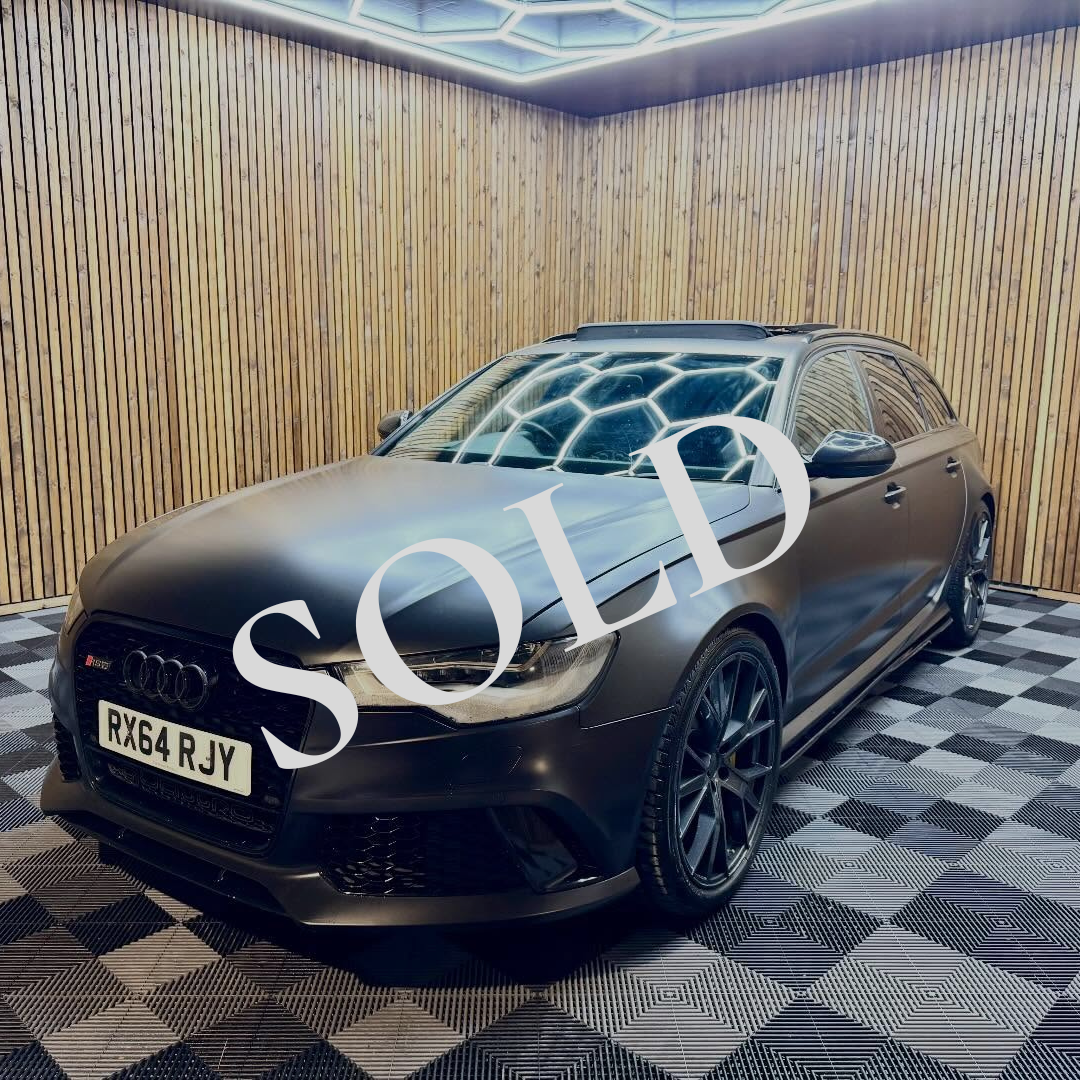 Audi RS6 4.0L twin turbocharged V8